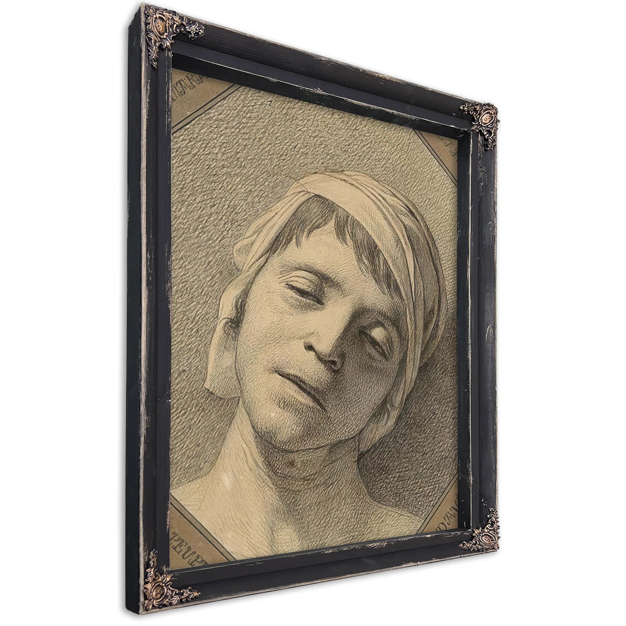 David Marat By Jacques Louis David Fine Art Print