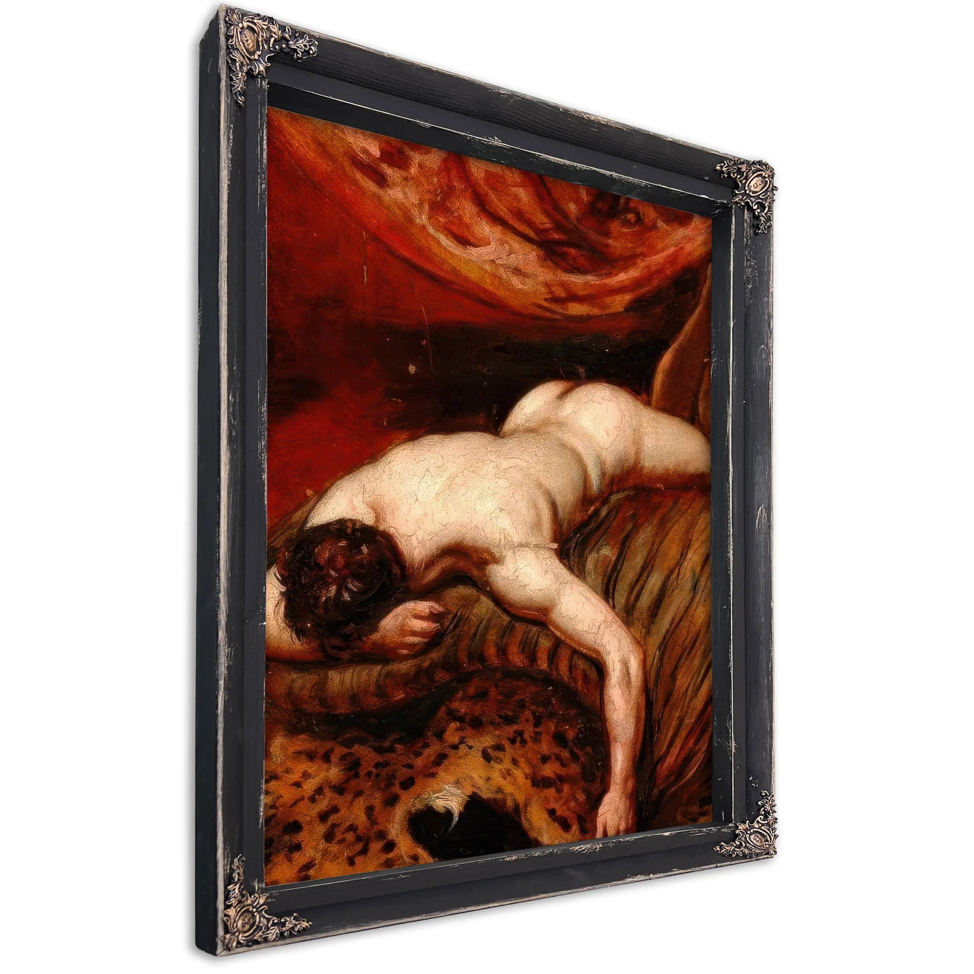 Man Lying Face Down By William Etty Fine Art Print