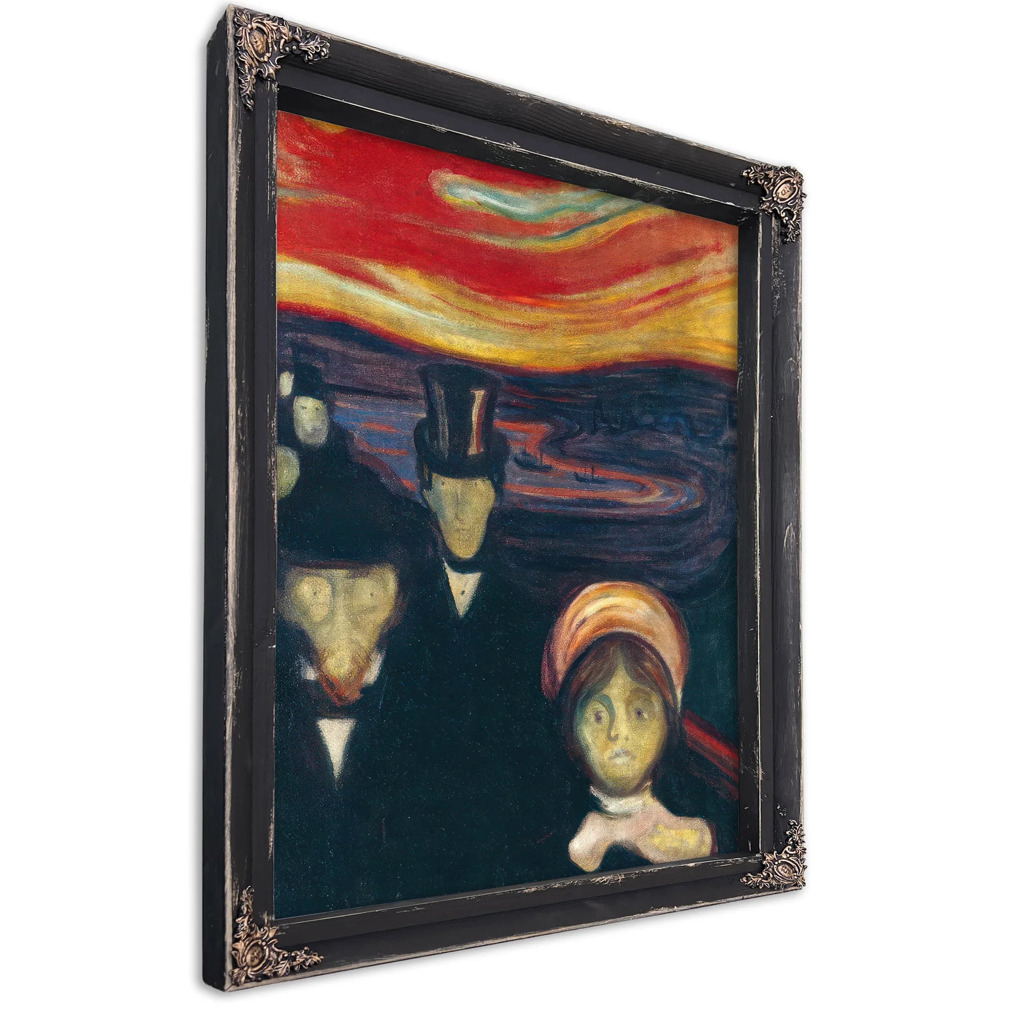 Anxiety 1894 94X74Cm Munch Museum M 515 X3000 By Edvard Munch Fine Art Print