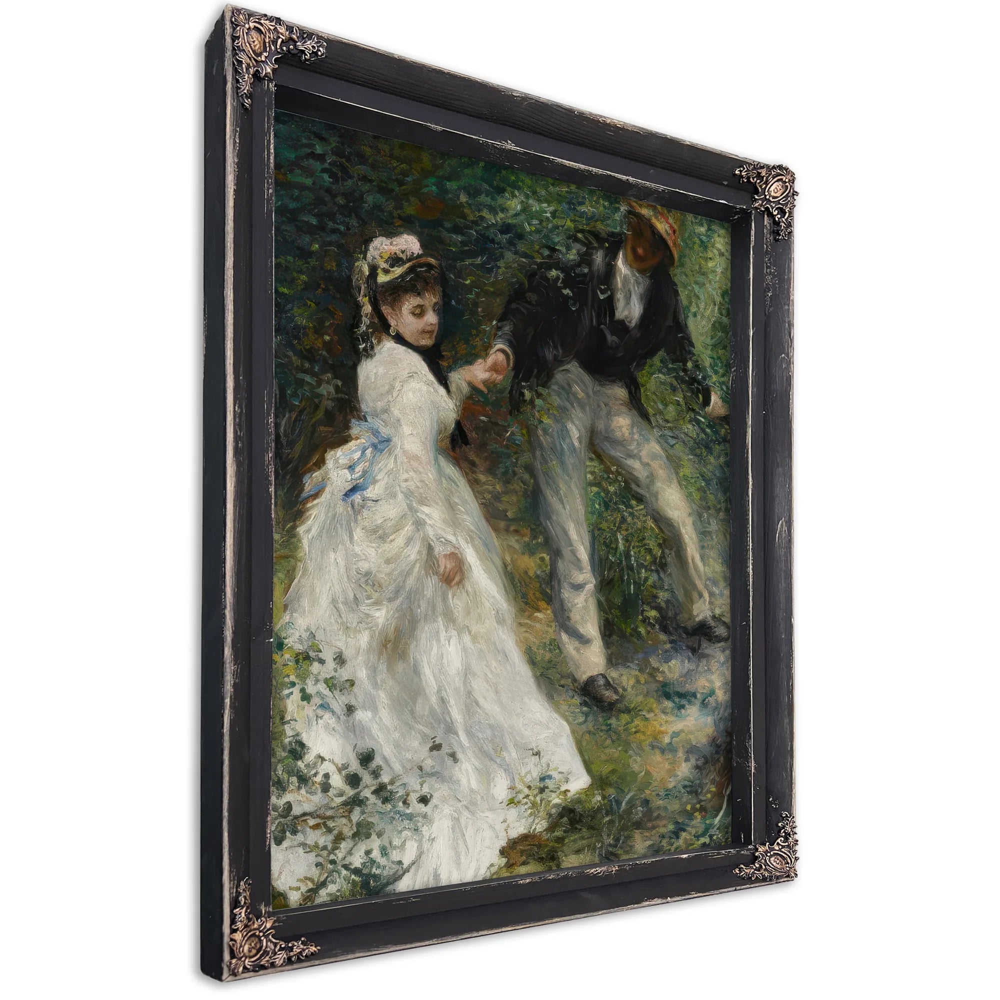 La Promenade By Pierre Auguste Renoir Fine Art Print