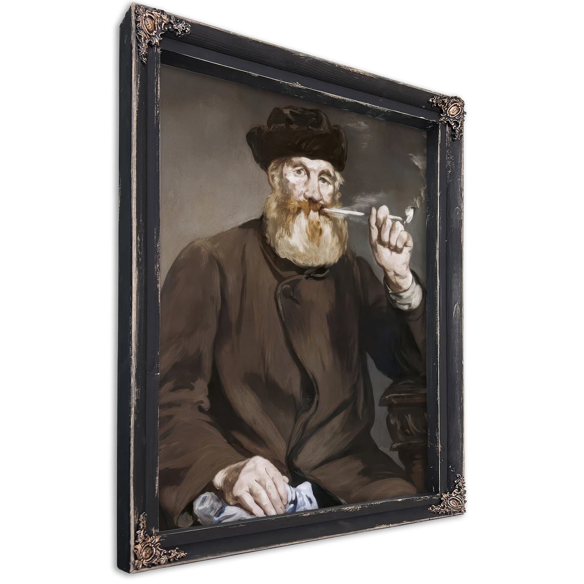 Man Smoking A Pipe By Edouard Manet Fine Art Print
