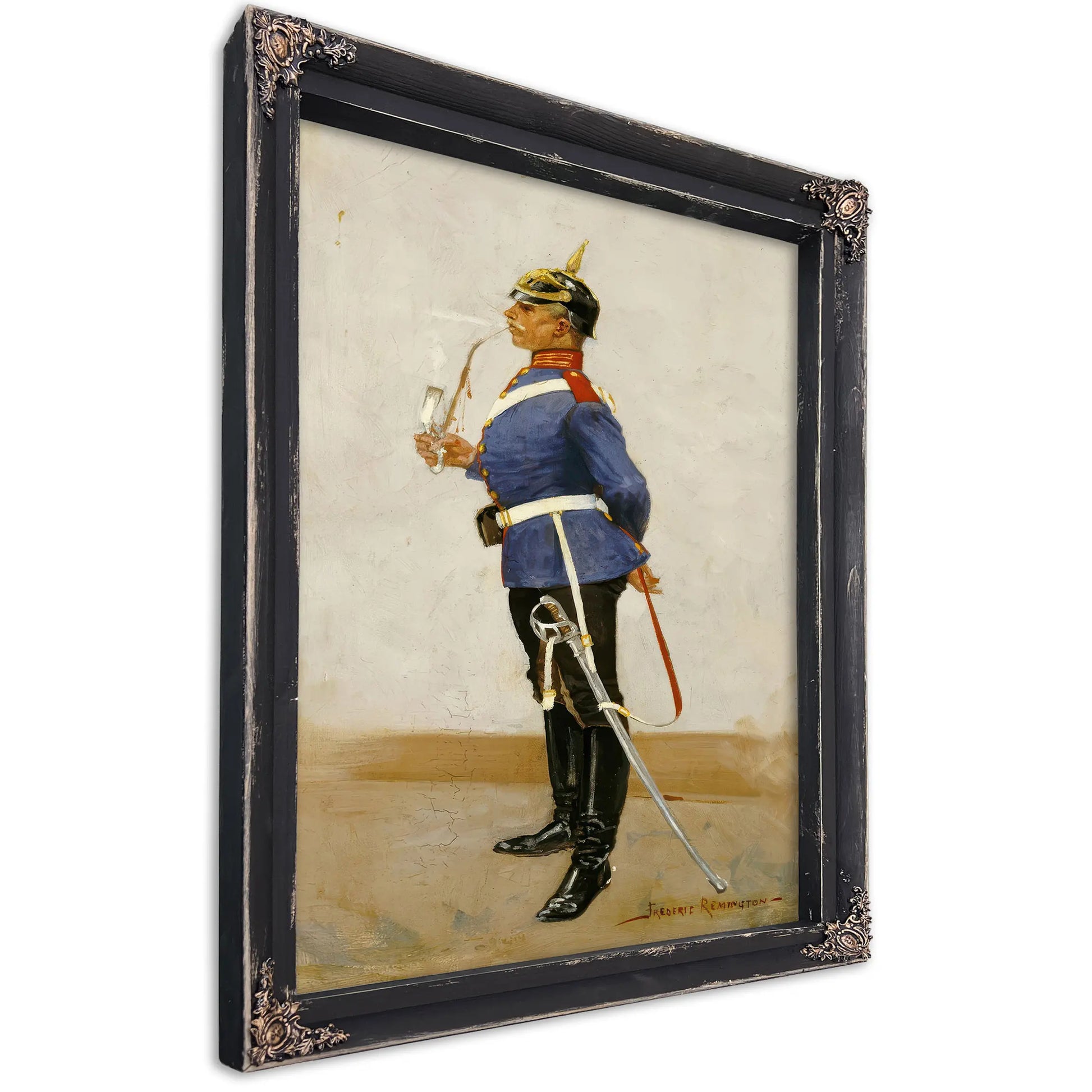 Infantry Officer Full Dress by Frederic Remington
