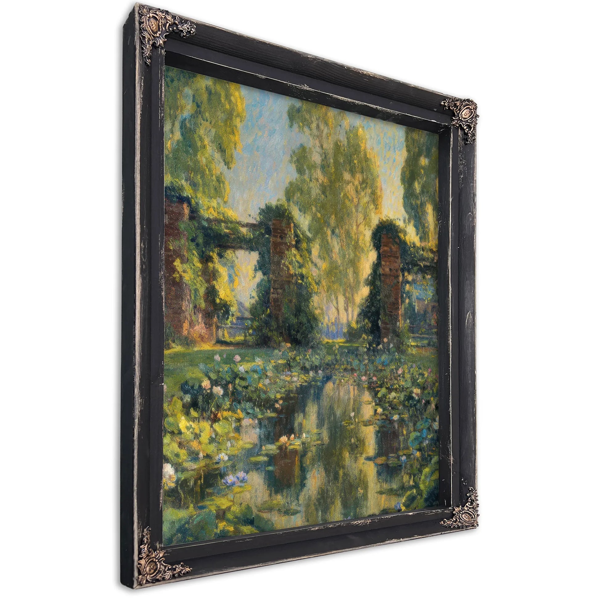 The Lotus Pool, El Encanto, Santa Barbara By Colin Campbell Cooper Fine Art Print
