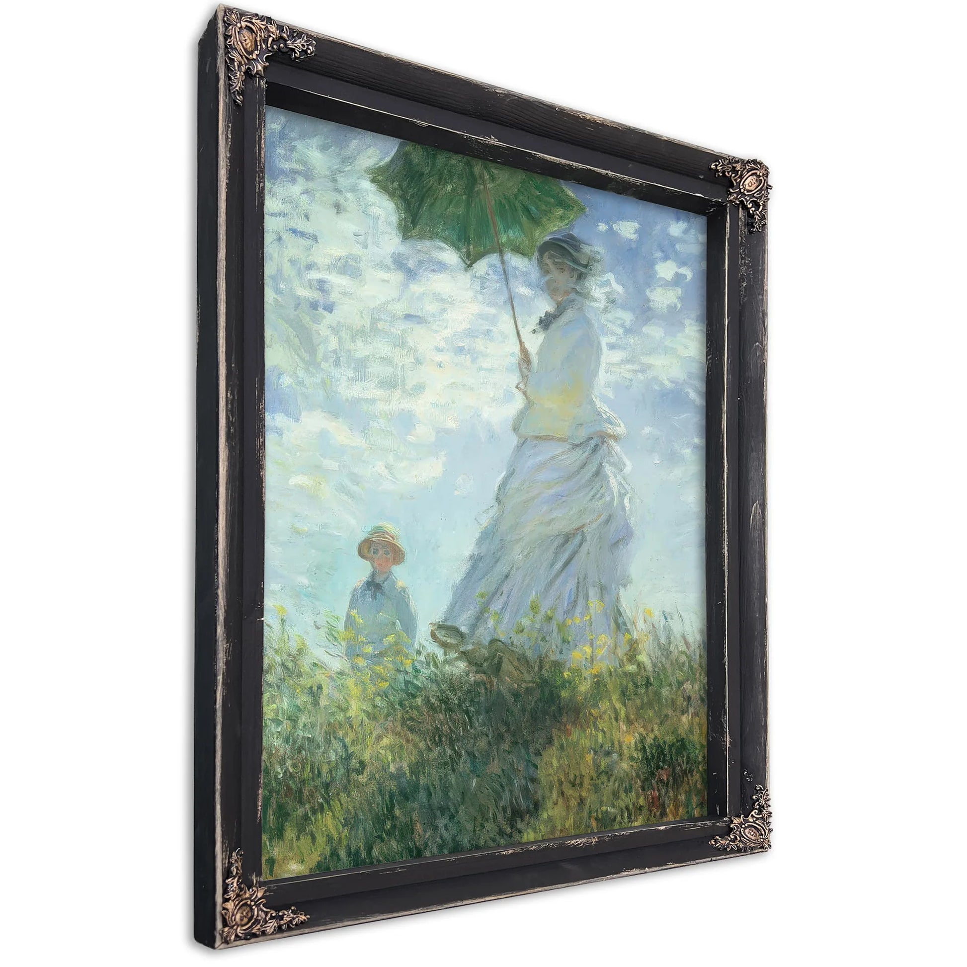 The Walk Lady With Parasol By Claude Monet Fine Art Print