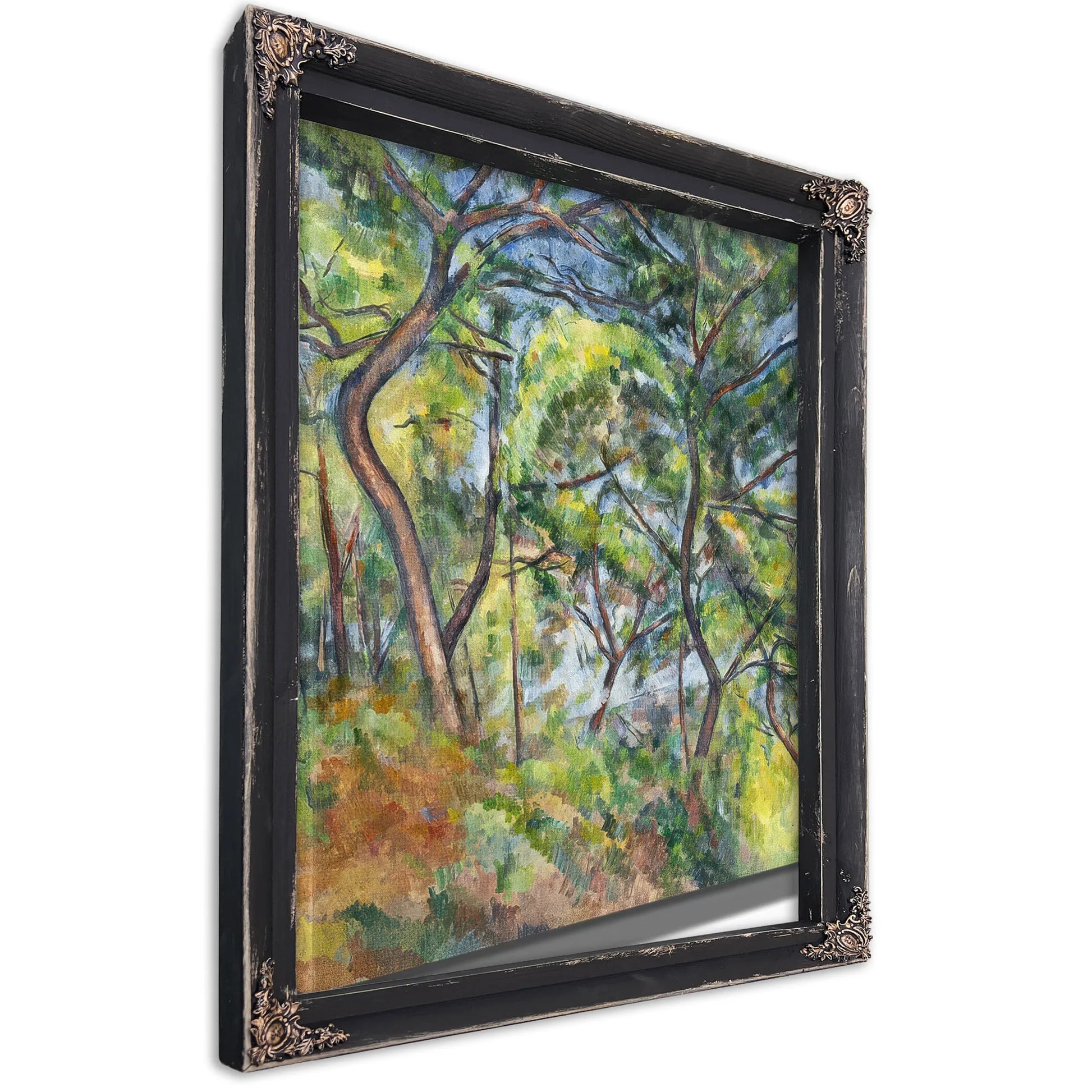 Sous Bois By Paul Cezanne Fine Art Print