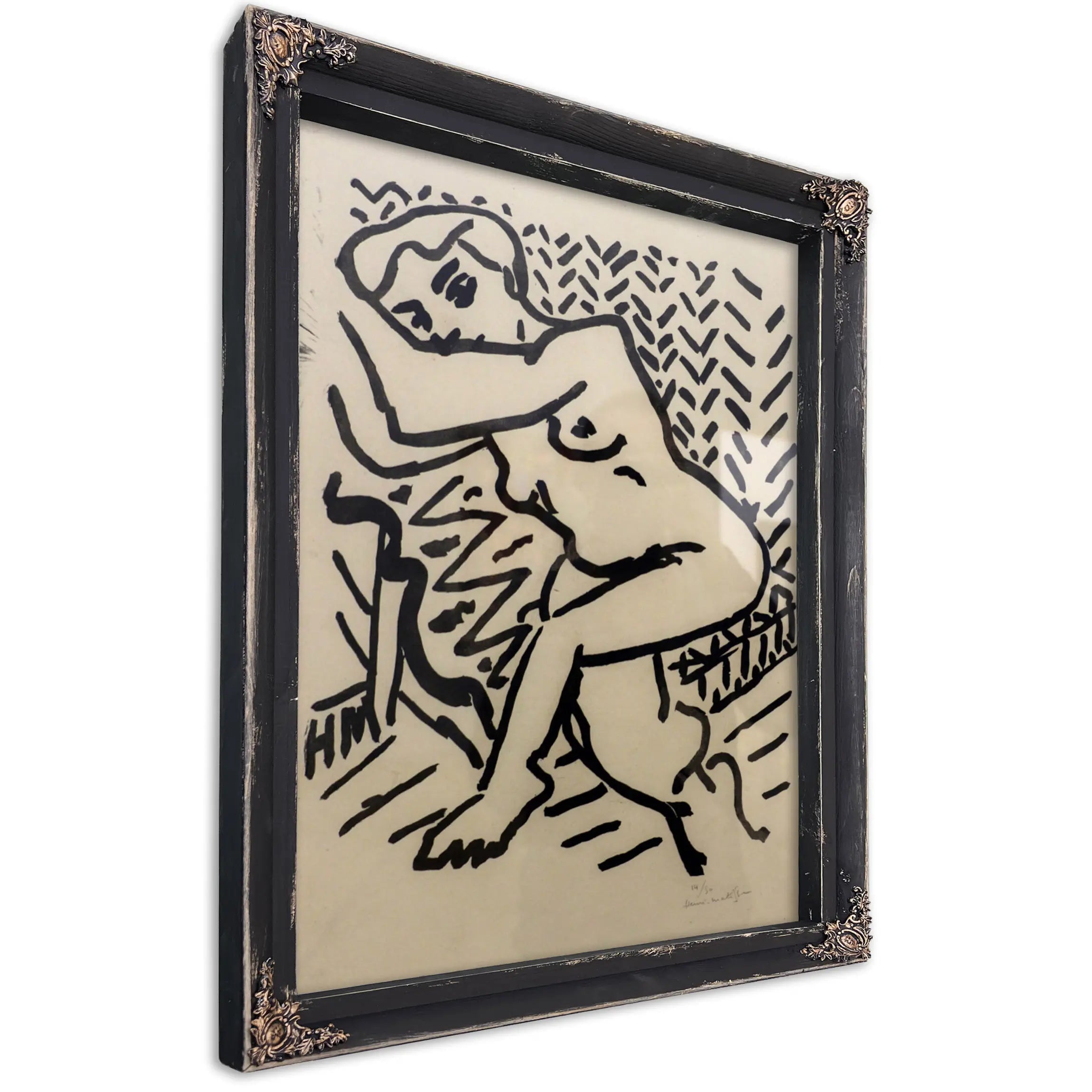 Reclining Nude With Louis Xiv Fireplace by Henri Matisse