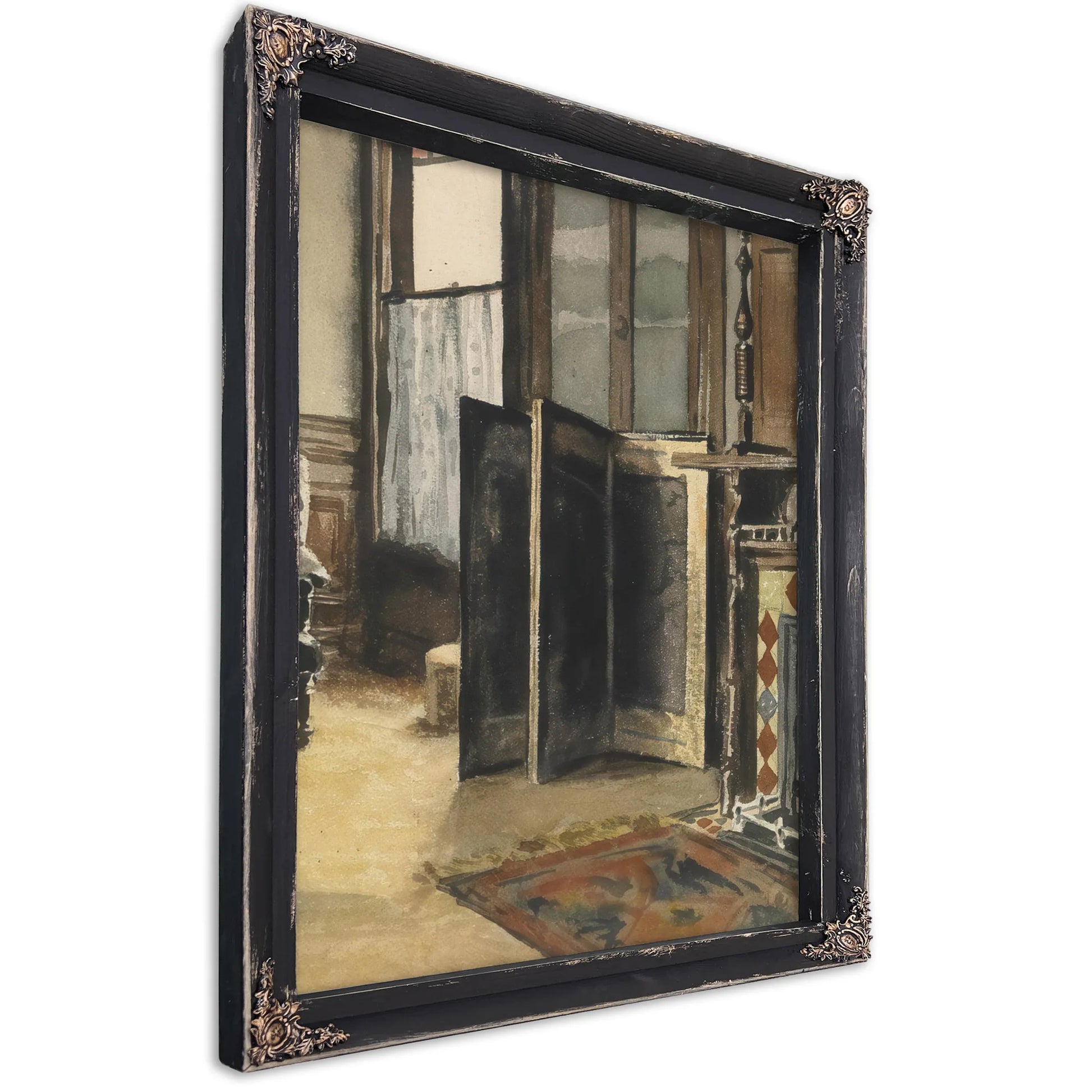 The Corner Of A Room 1892 By Maynard Dixon Fine Art Print