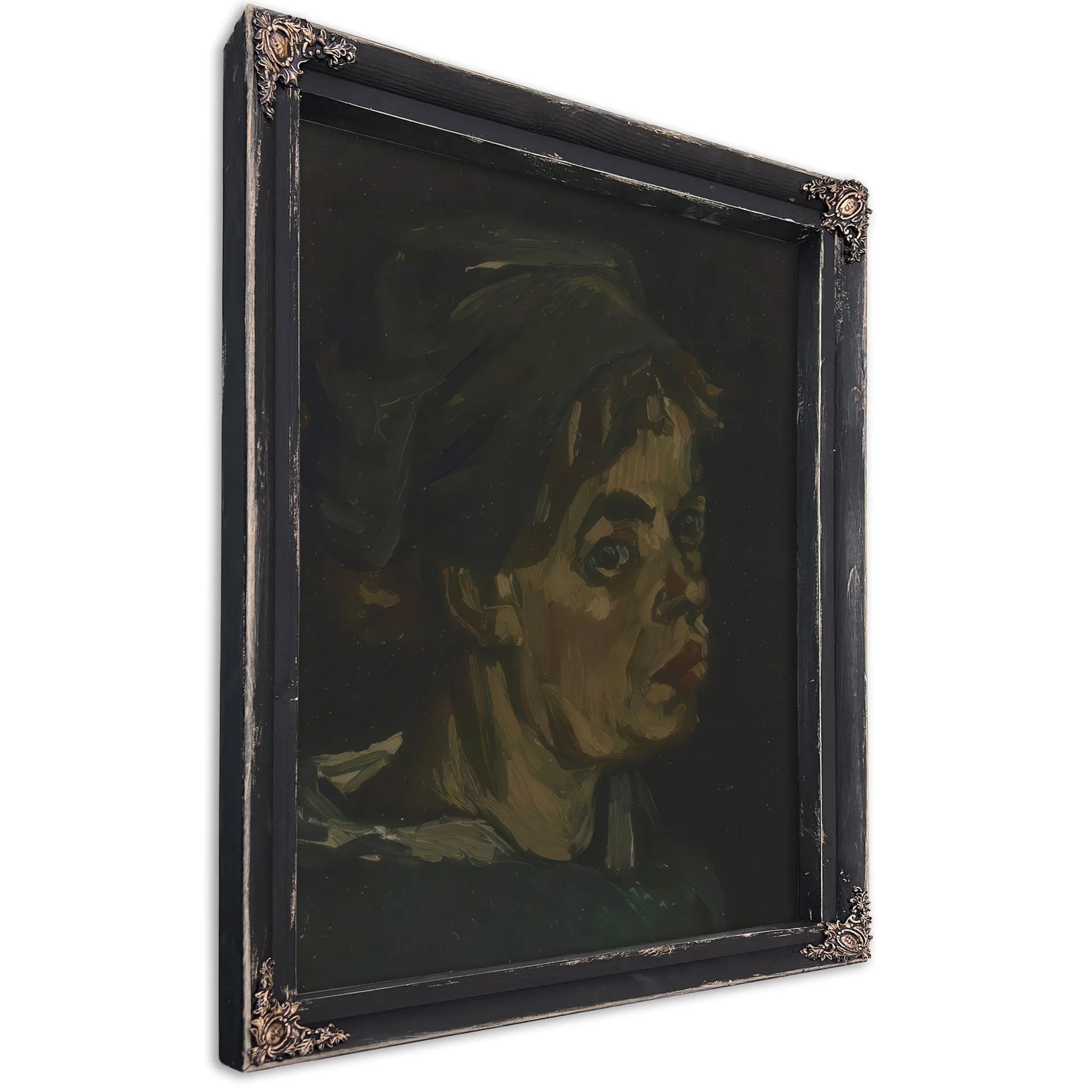 Head Of A Woman 2 By Vincent Van Gogh Fine Art Print