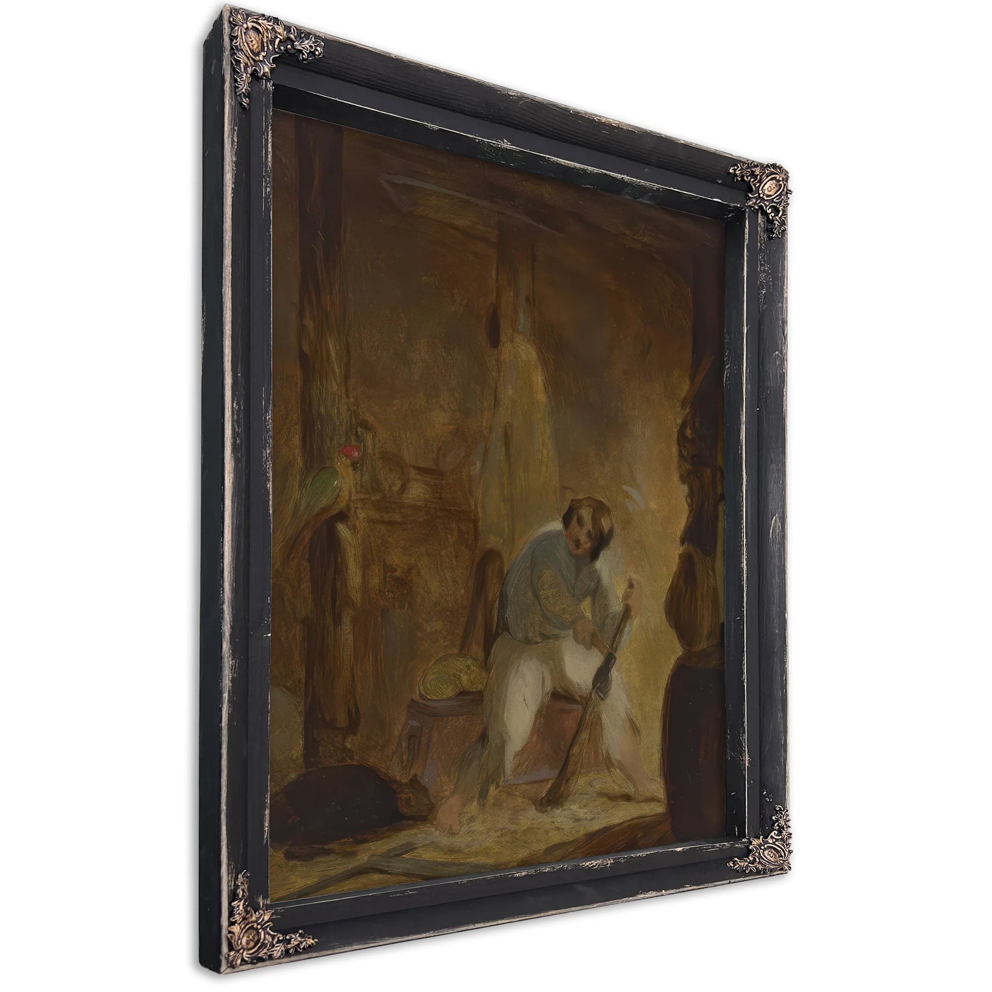 In His Cave By Thomas Sully Fine Art Print