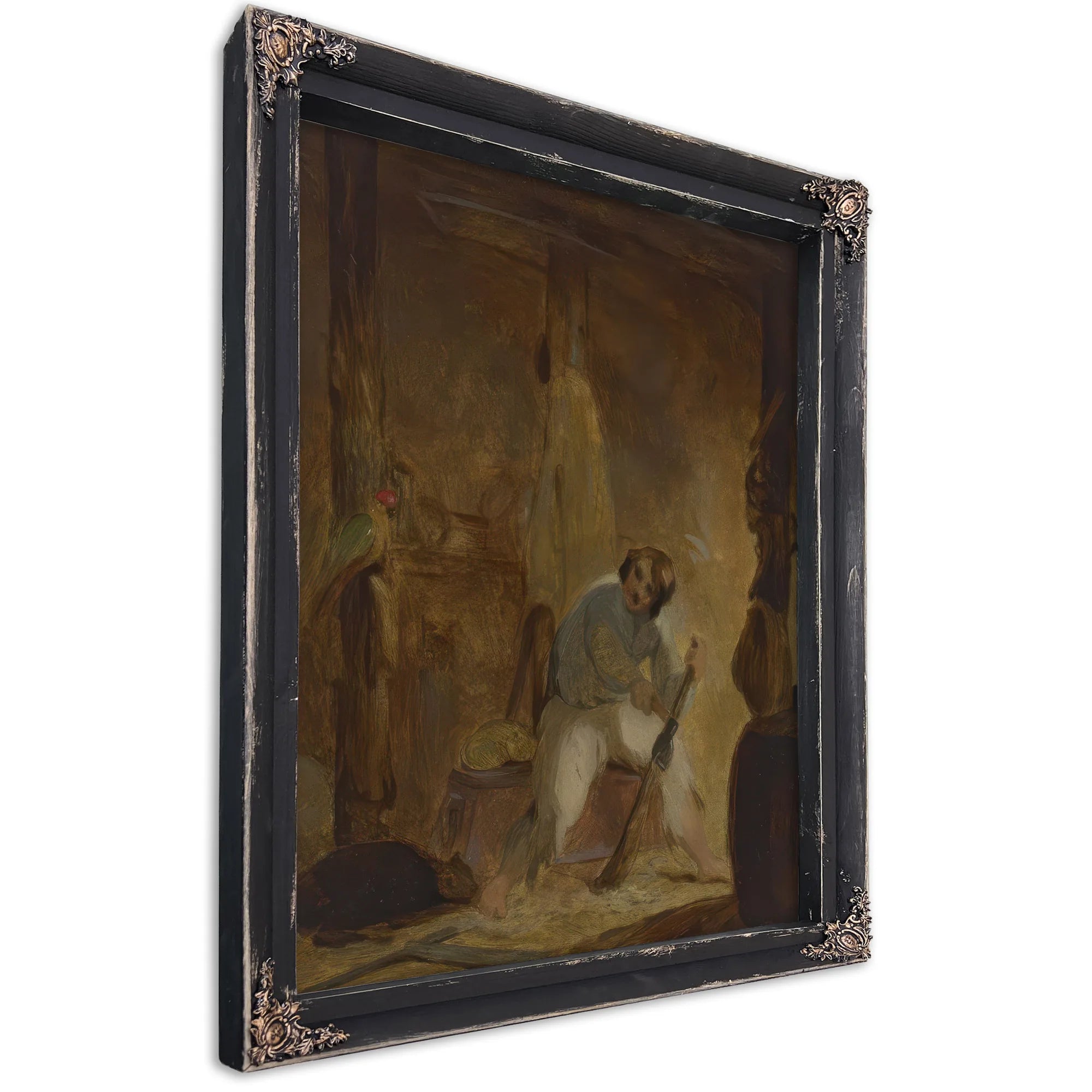 In His Cave By Thomas Sully Fine Art Print