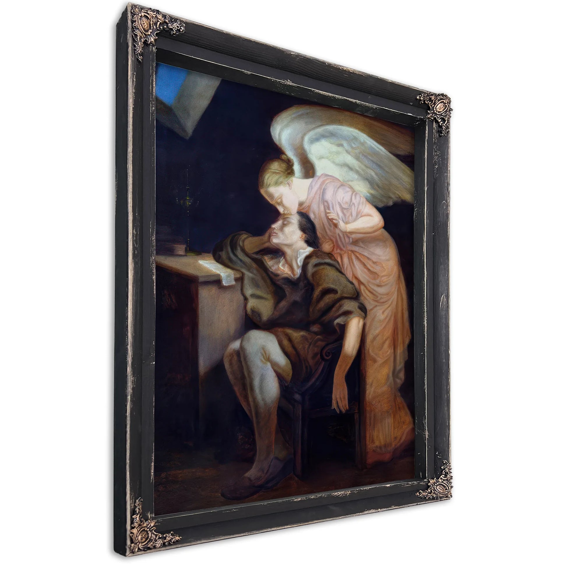 The Dream Of The Poet Or, The Kiss Of The Muse By Paul Cezanne Fine Art Print