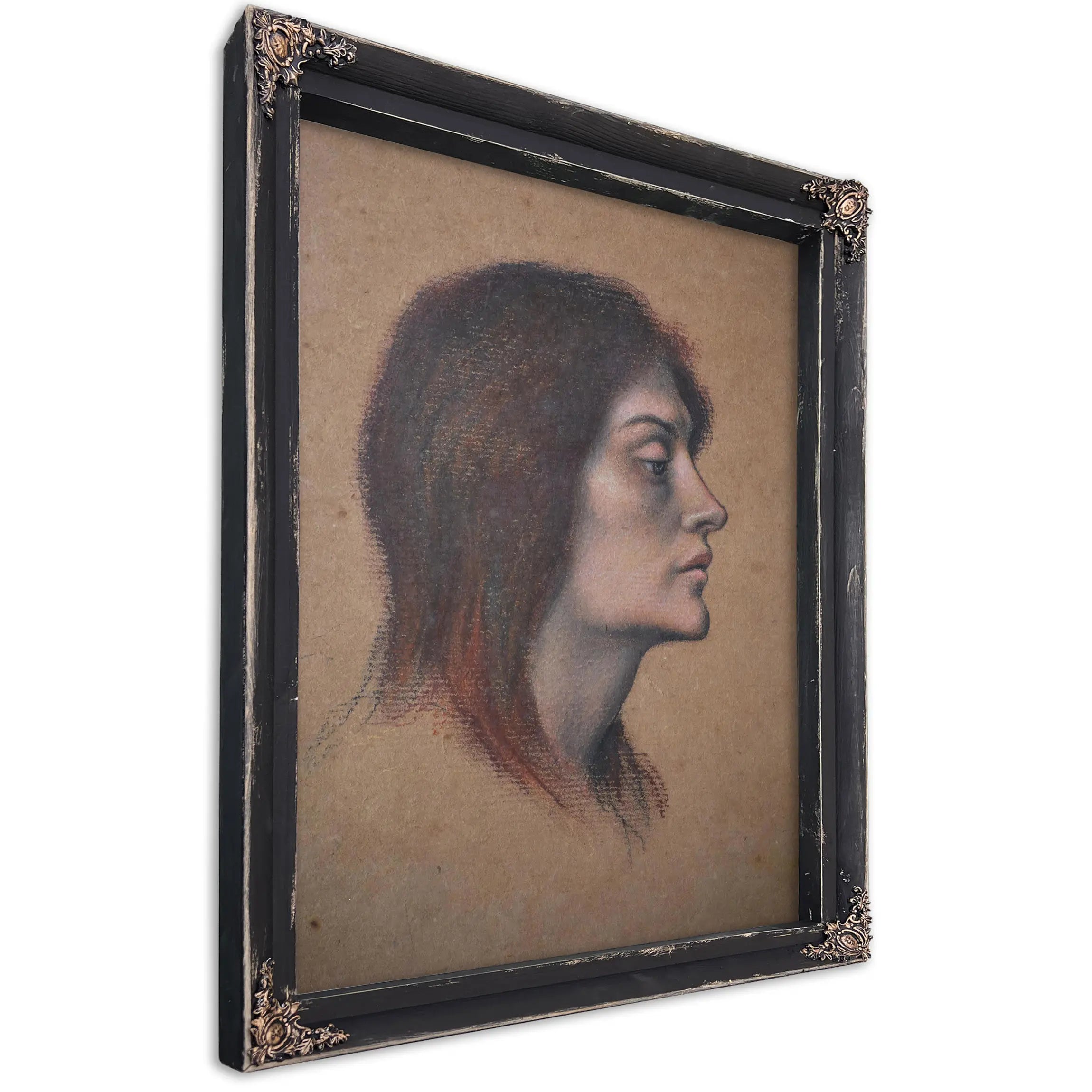 Study Of A Female Head For The Love Potion by Evelyn De Morgan