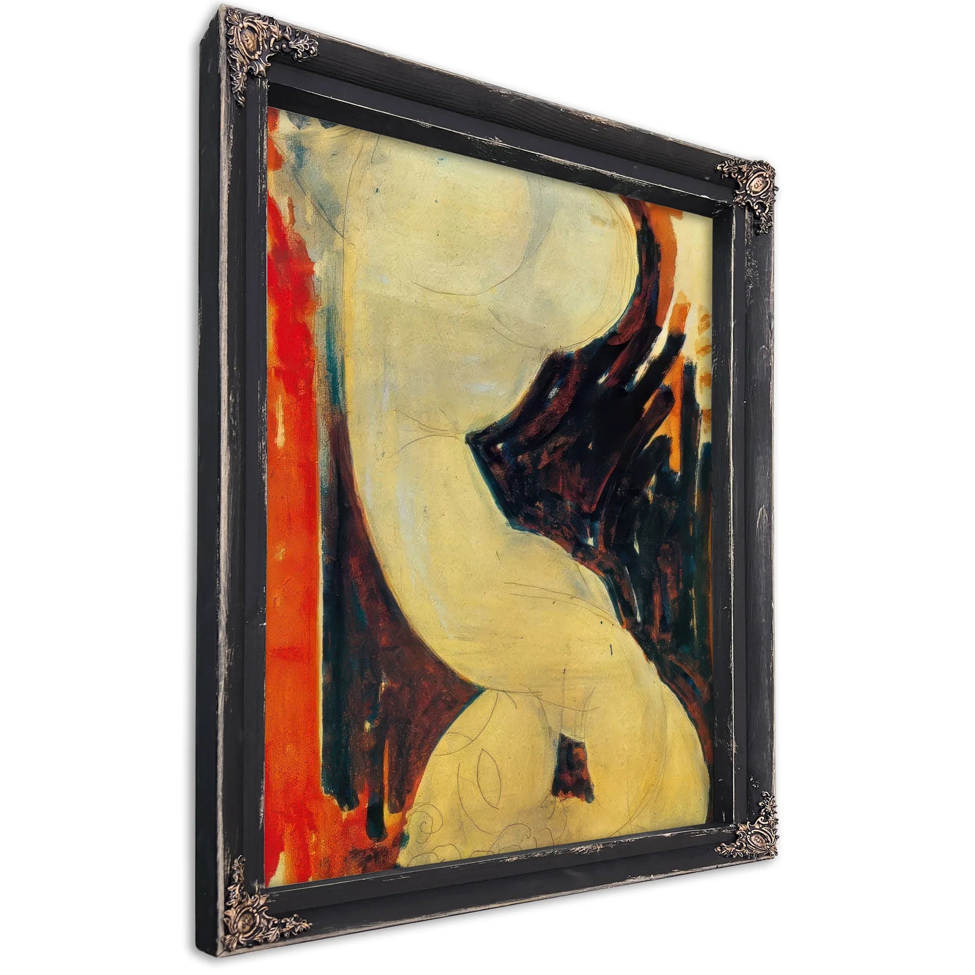 Caryatid 191314 By Amedeo Modigliani Fine Art Print