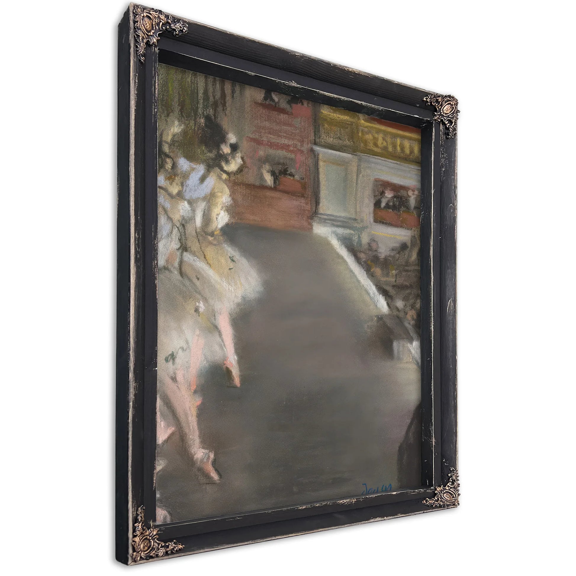 Dancers At The Old Opera House By Edgar Degas Fine Art Print