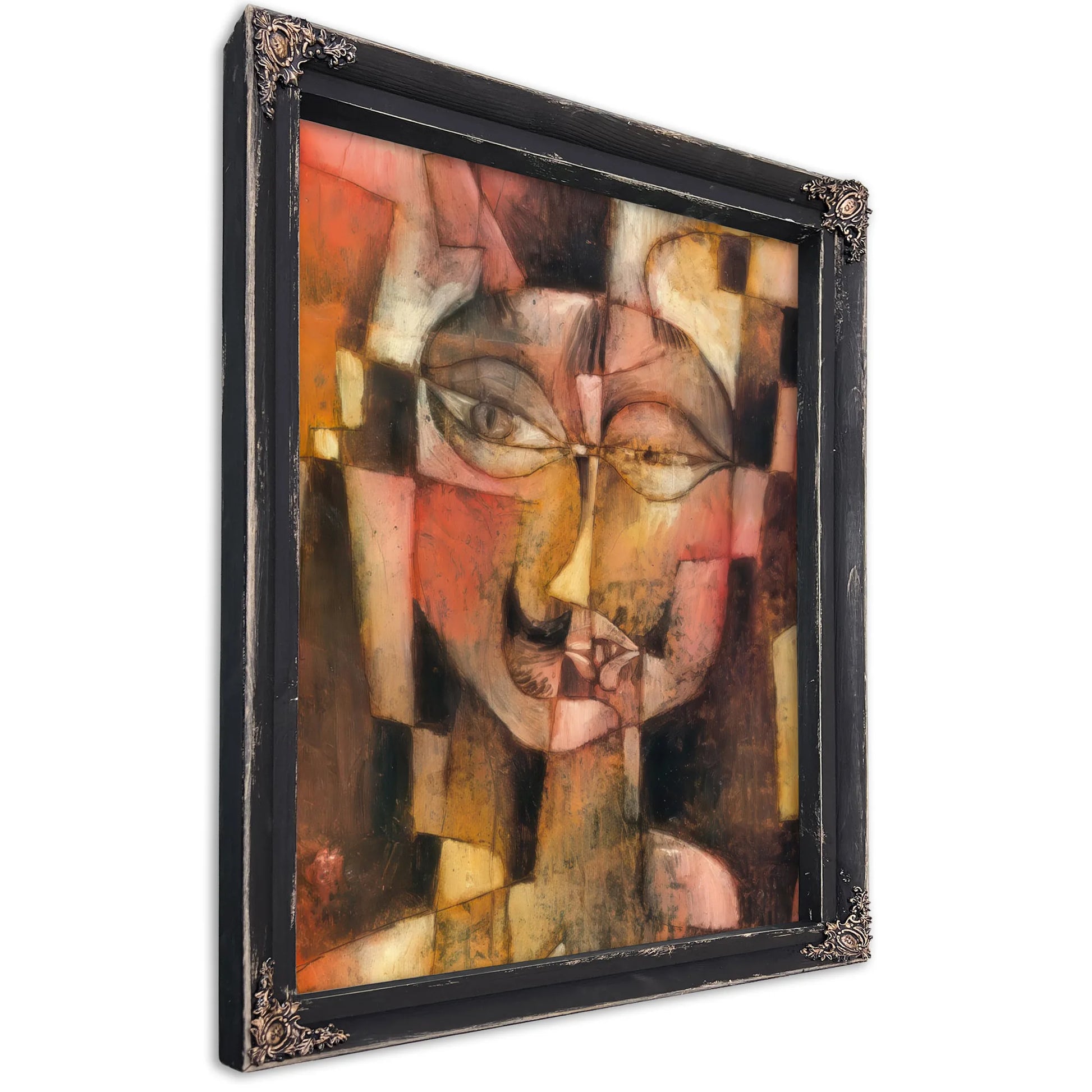 Head With German Moustache 1902 22 By Paul Klee Fine Art Print