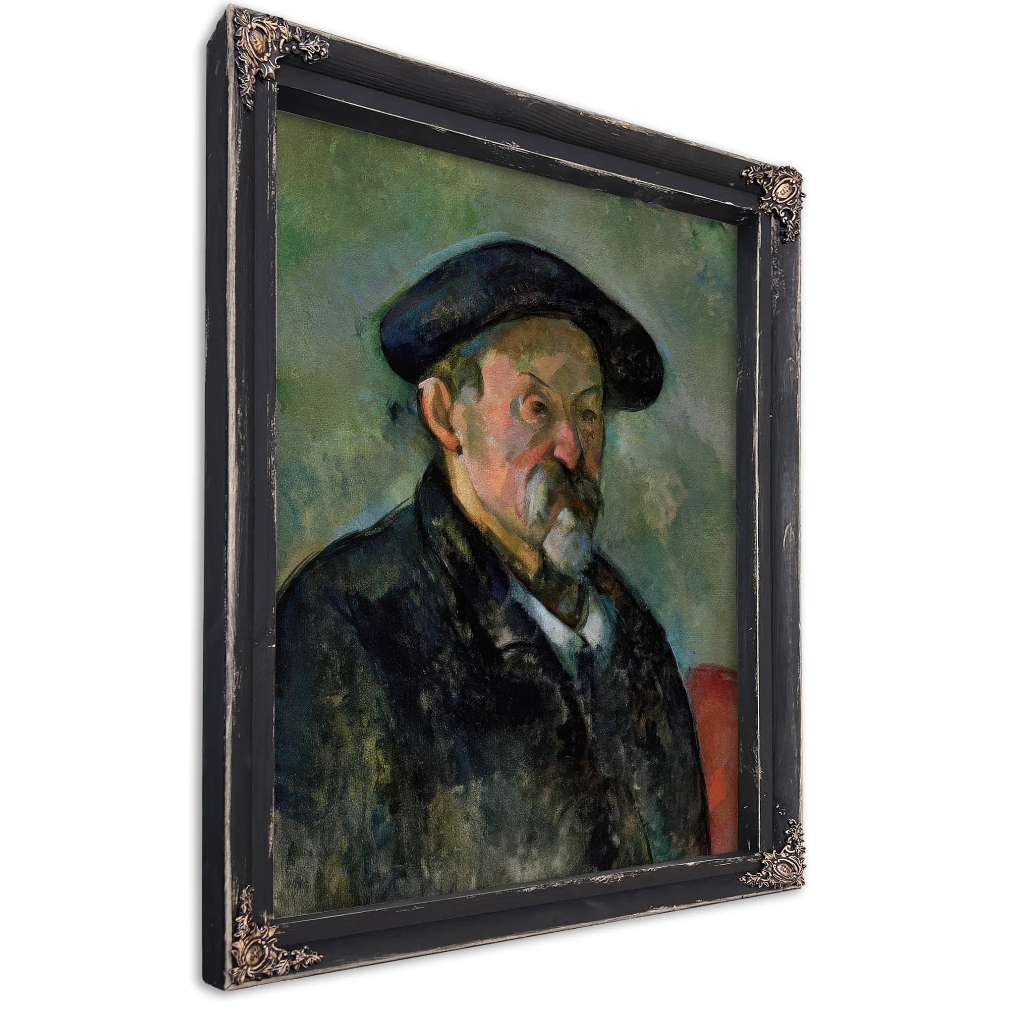 Self Portrait With Beret By Paul Cezanne Fine Art Print