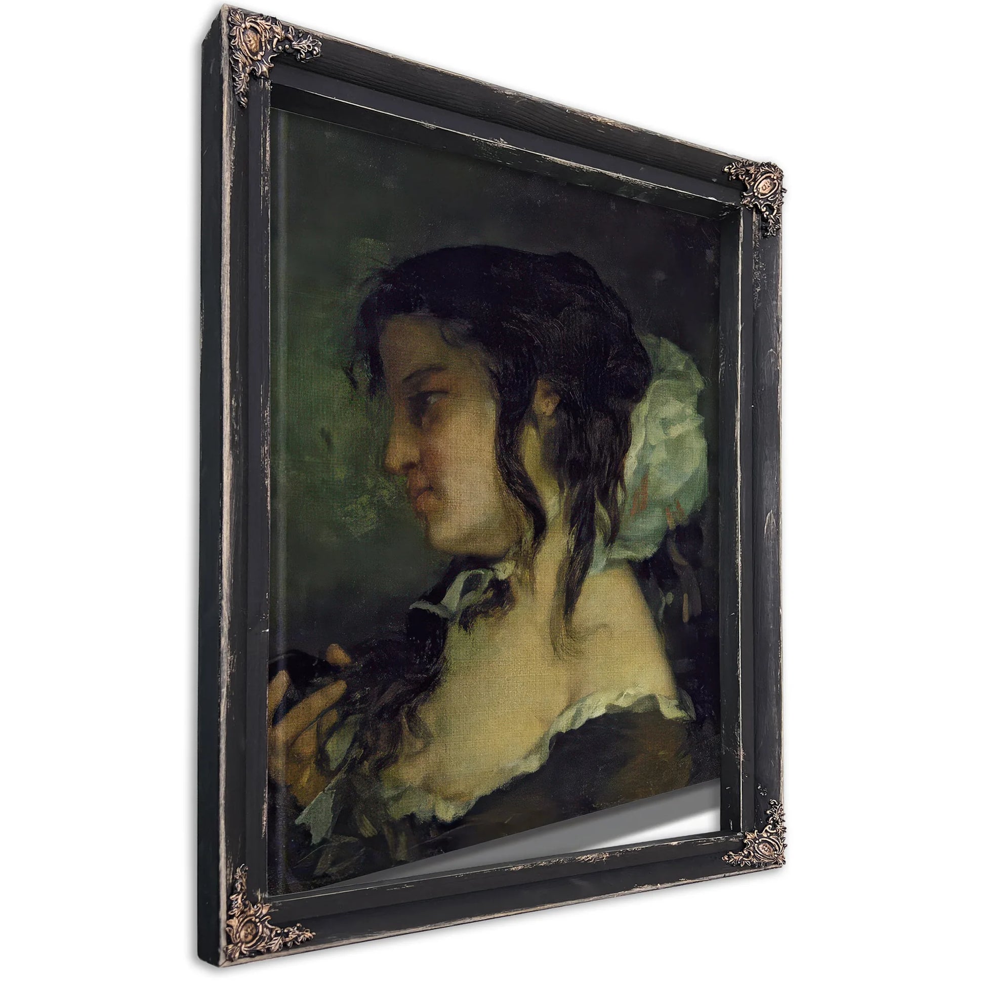 Reflection By Jean Desire Gustave Courbet Fine Art Print