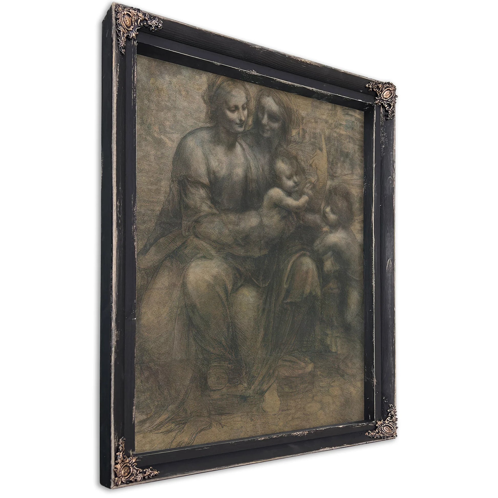 The Burlington House Cartoon By Leonardo Da Vinci Fine Art Print