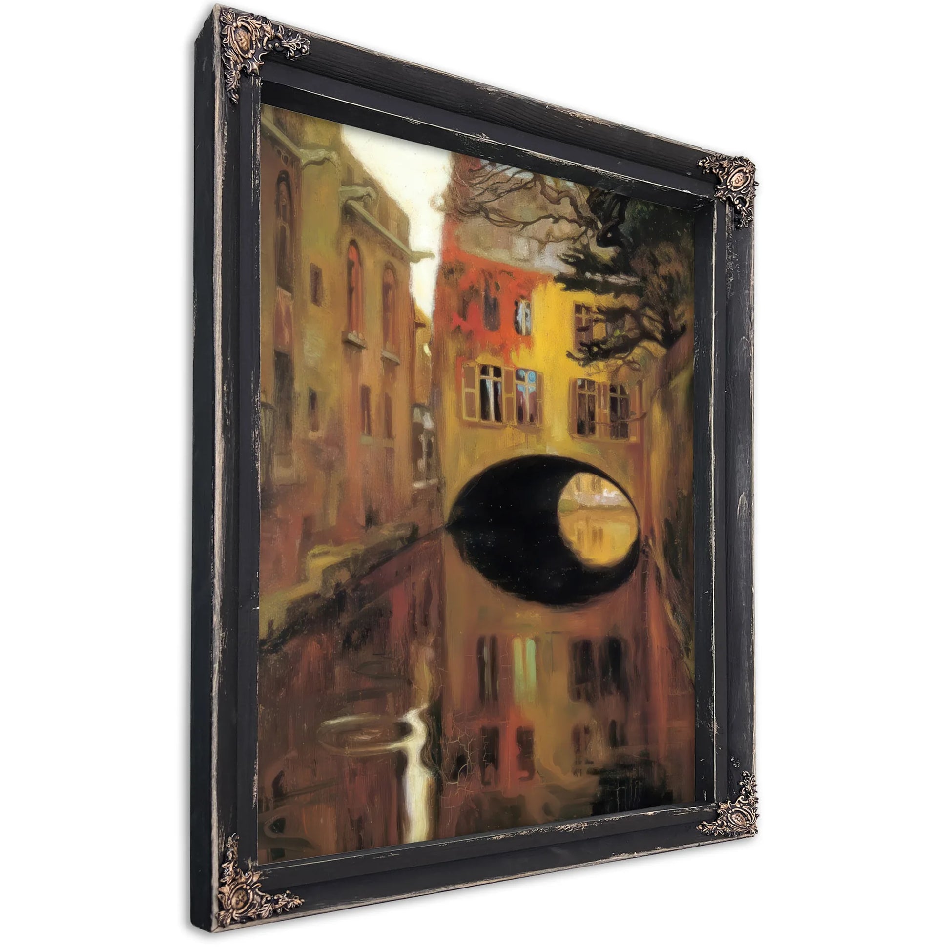 House On The Bridge By Diego Rivera Fine Art Print