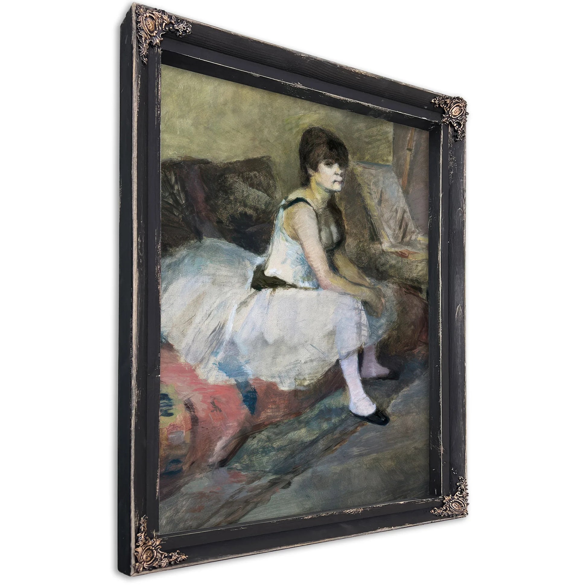 Dancer At Rest By Edgar Degas Fine Art Print