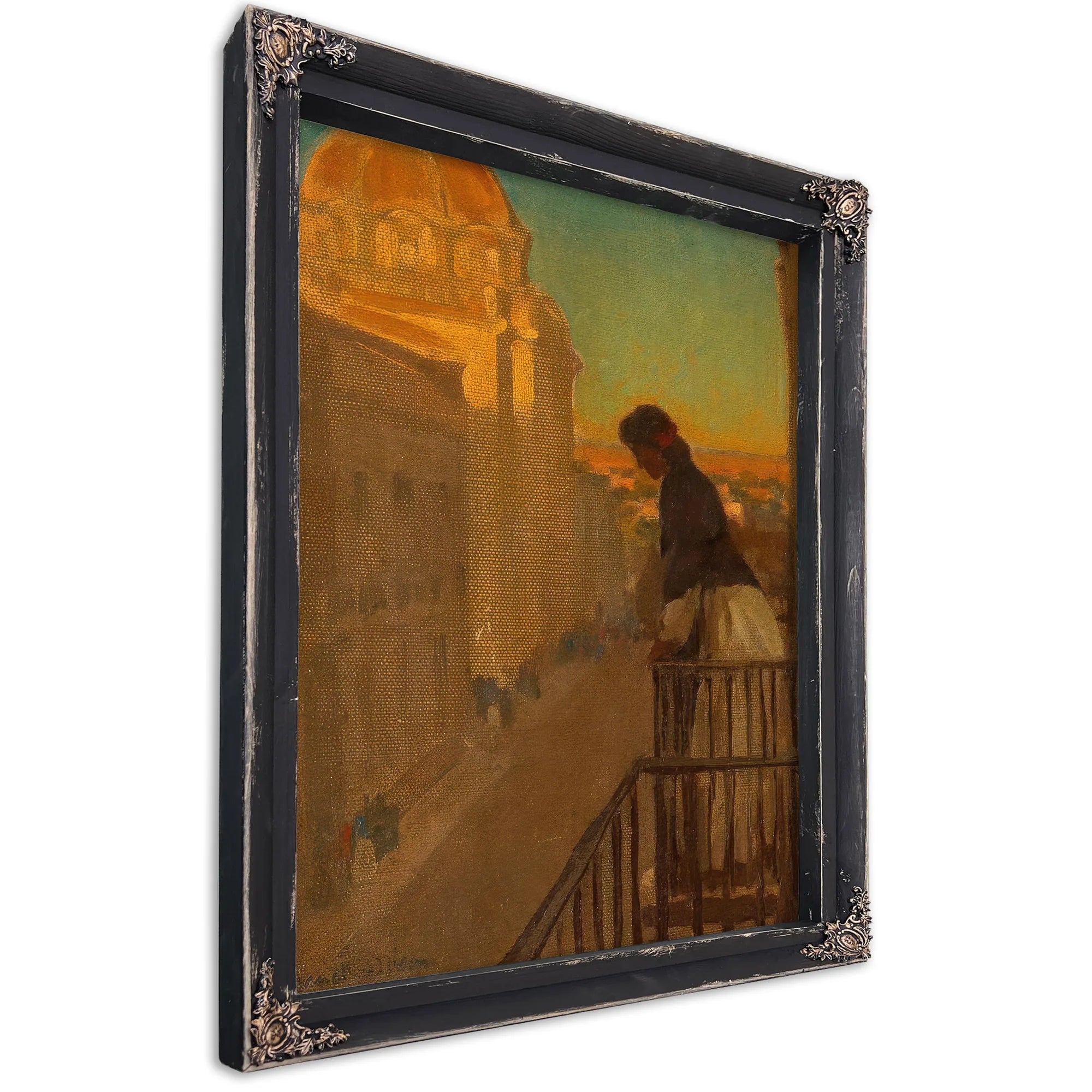 From A Balcony In Guadalajara 1905 By Maynard Dixon Fine Art Print