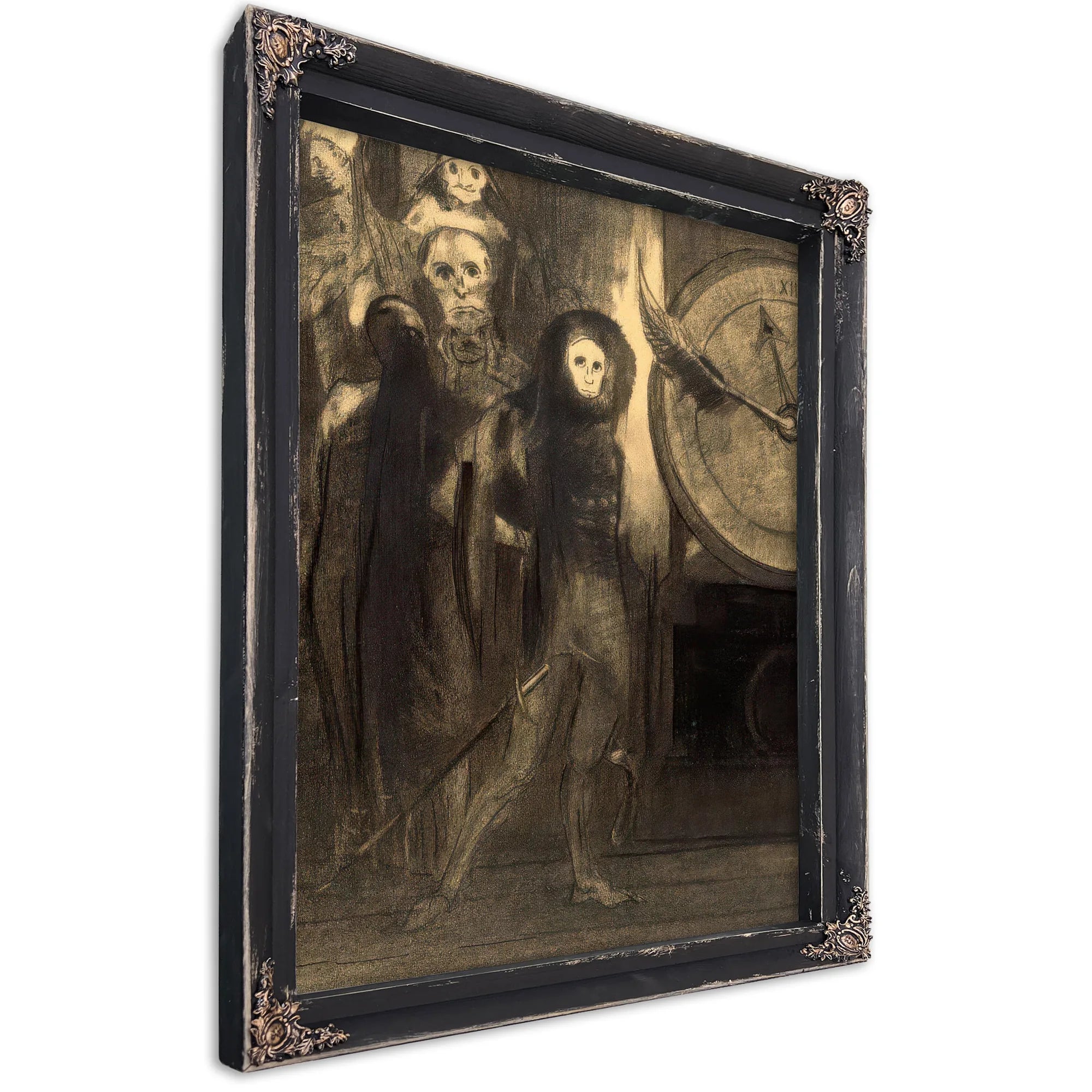The Masque Of The Red Death By Odilon Redon Fine Art Print
