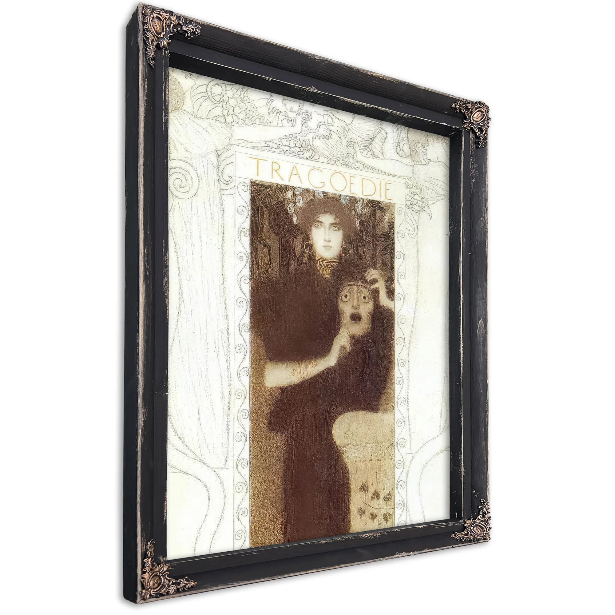 Final Drawing For The Allegory Of Tragedy By Gustav Klimt Fine Art Print