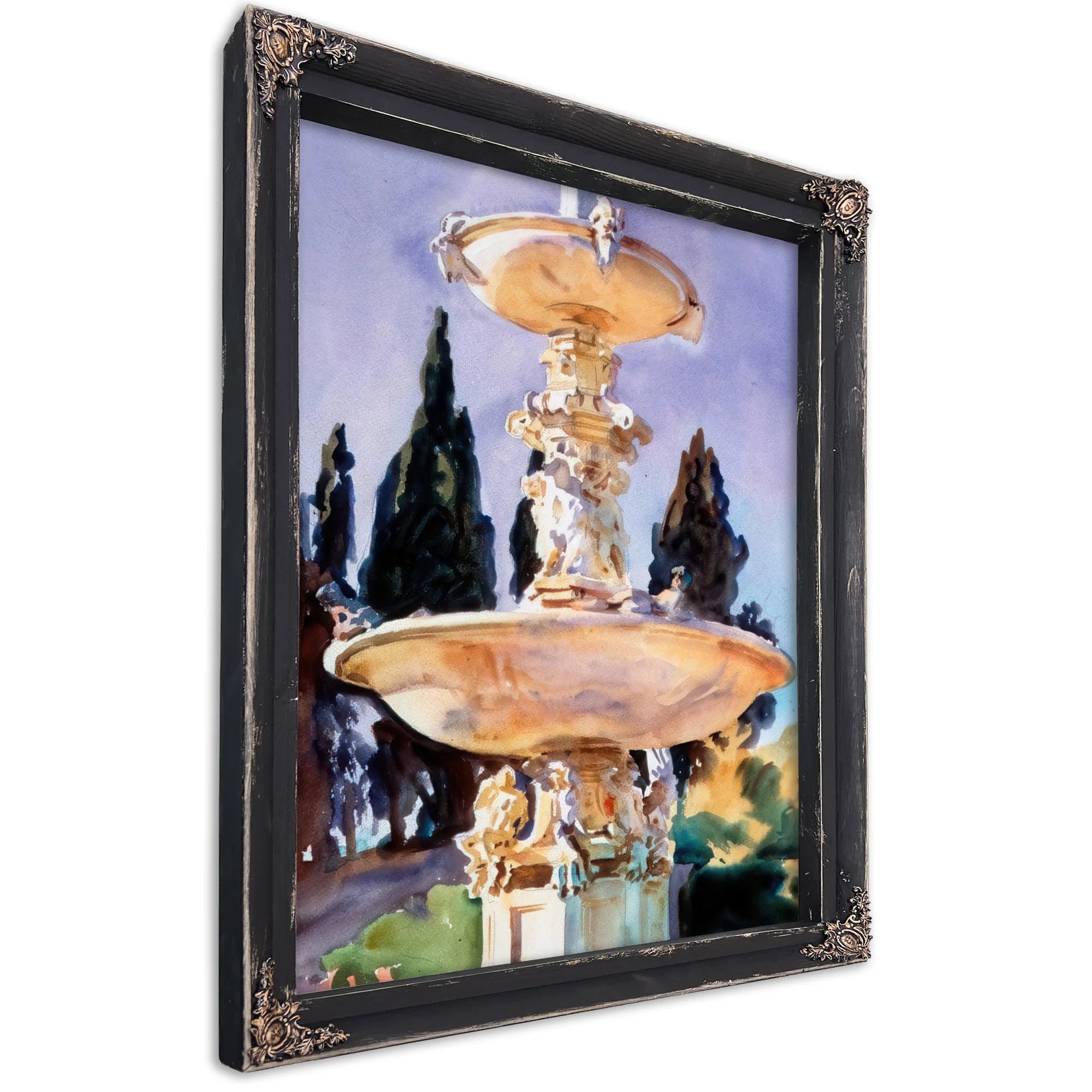 In A Medici Villa By John Singer Sargent Fine Art Print