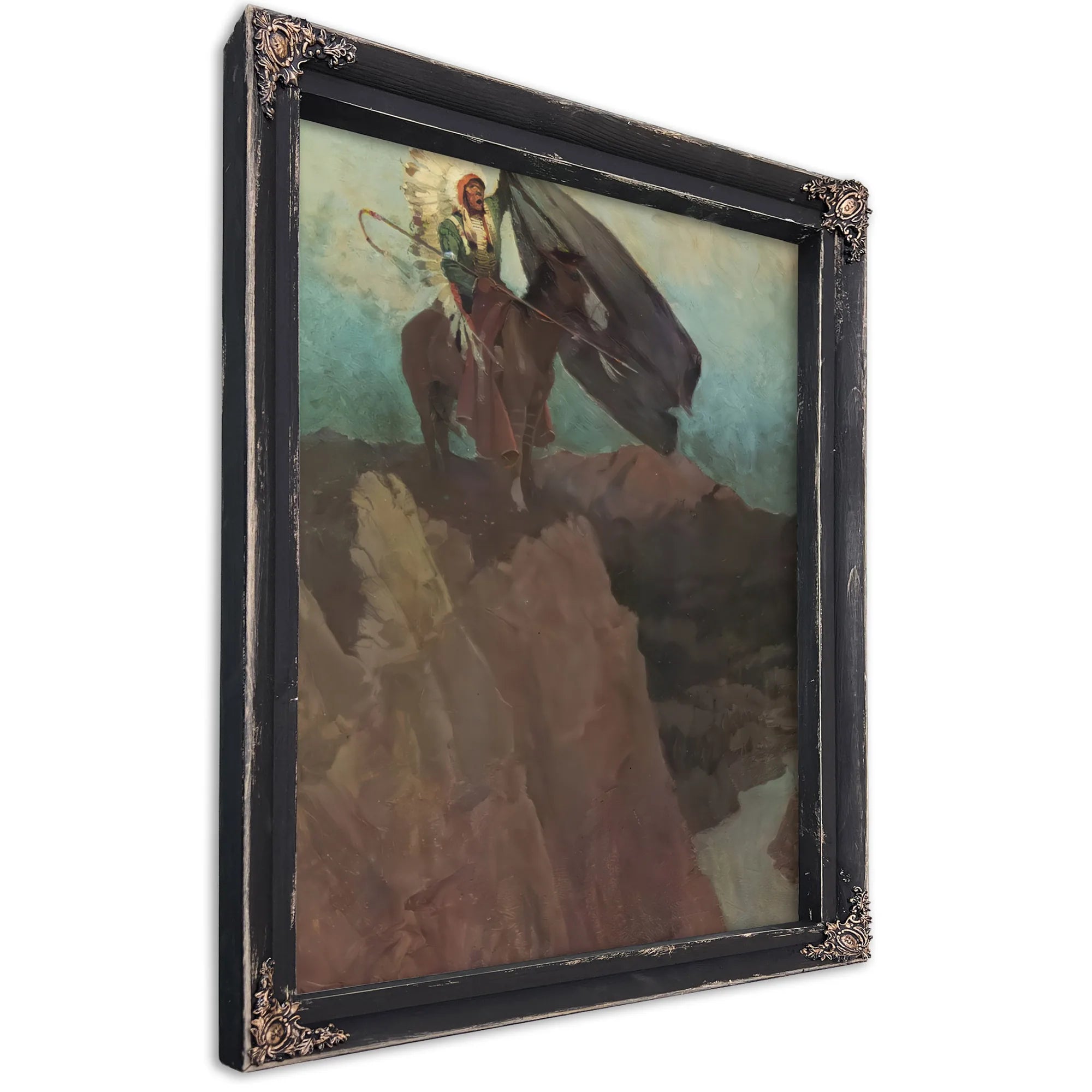 Calling The Sun Dance By NC Wyeth Fine Art Print