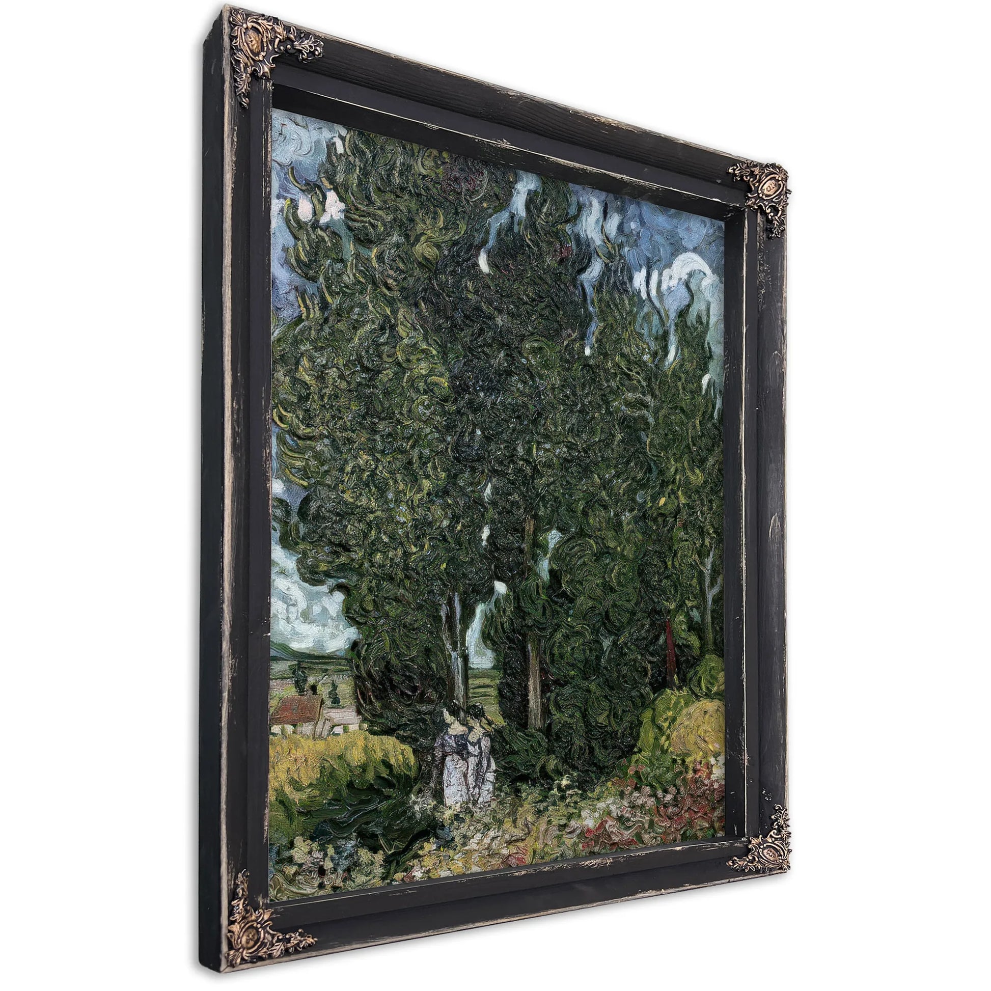 The Cypresses By Vincent Van Gogh Fine Art Print