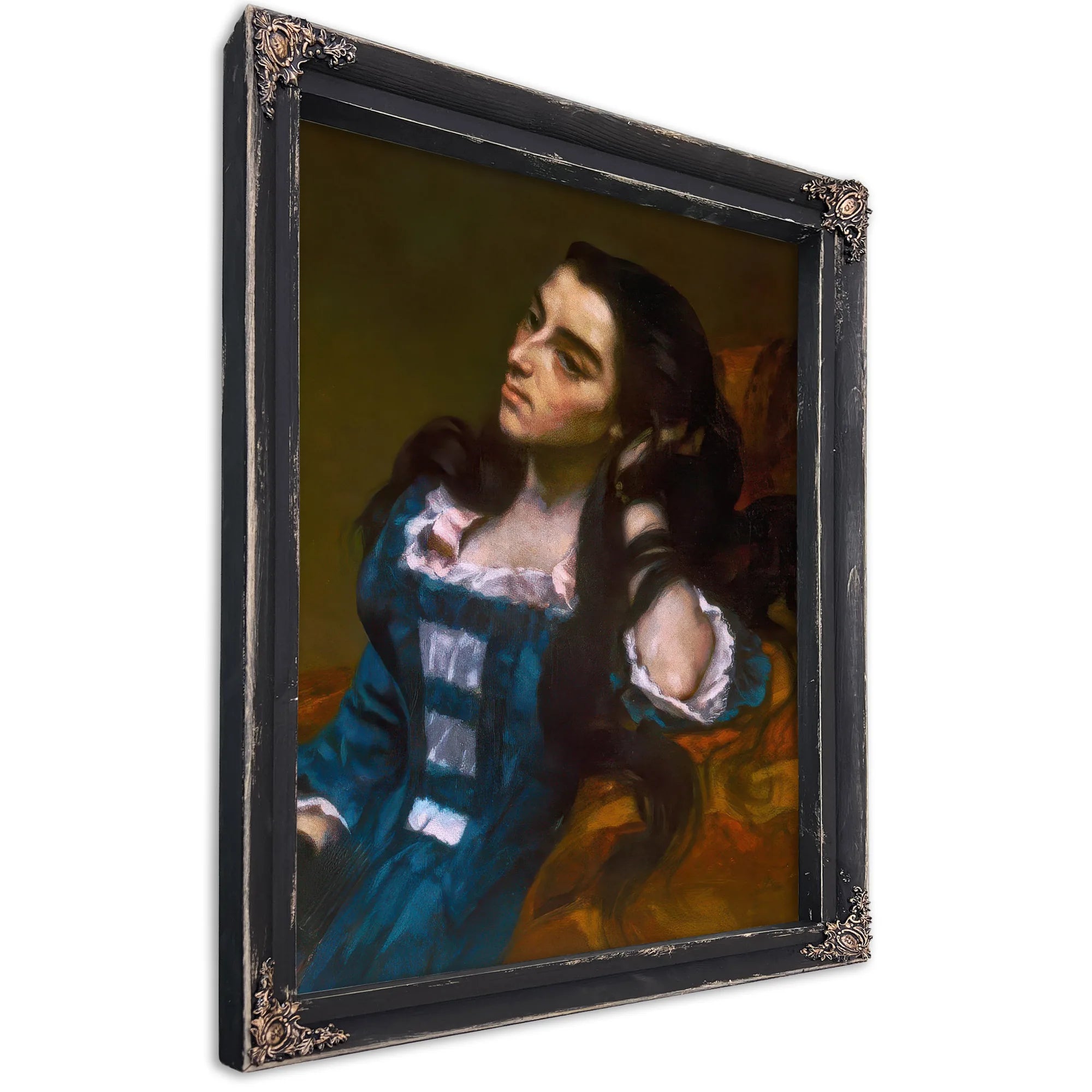 Spanish Woman By Gusave Courbet Fine Art Print
