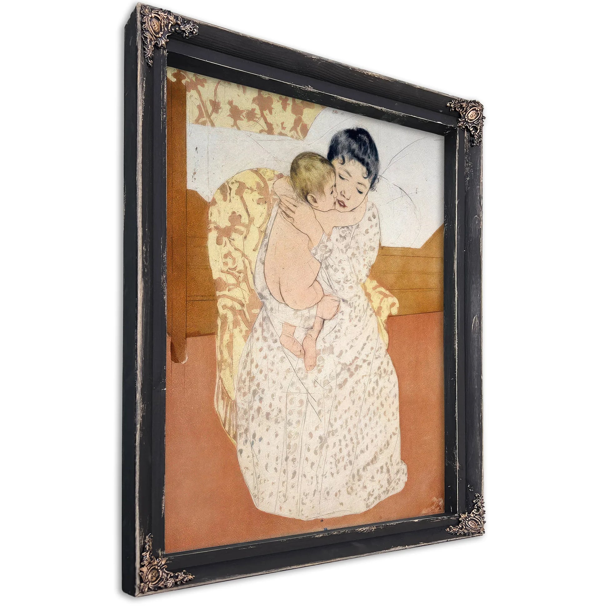 Maternal Caress By Mary Cassatt Fine Art Print