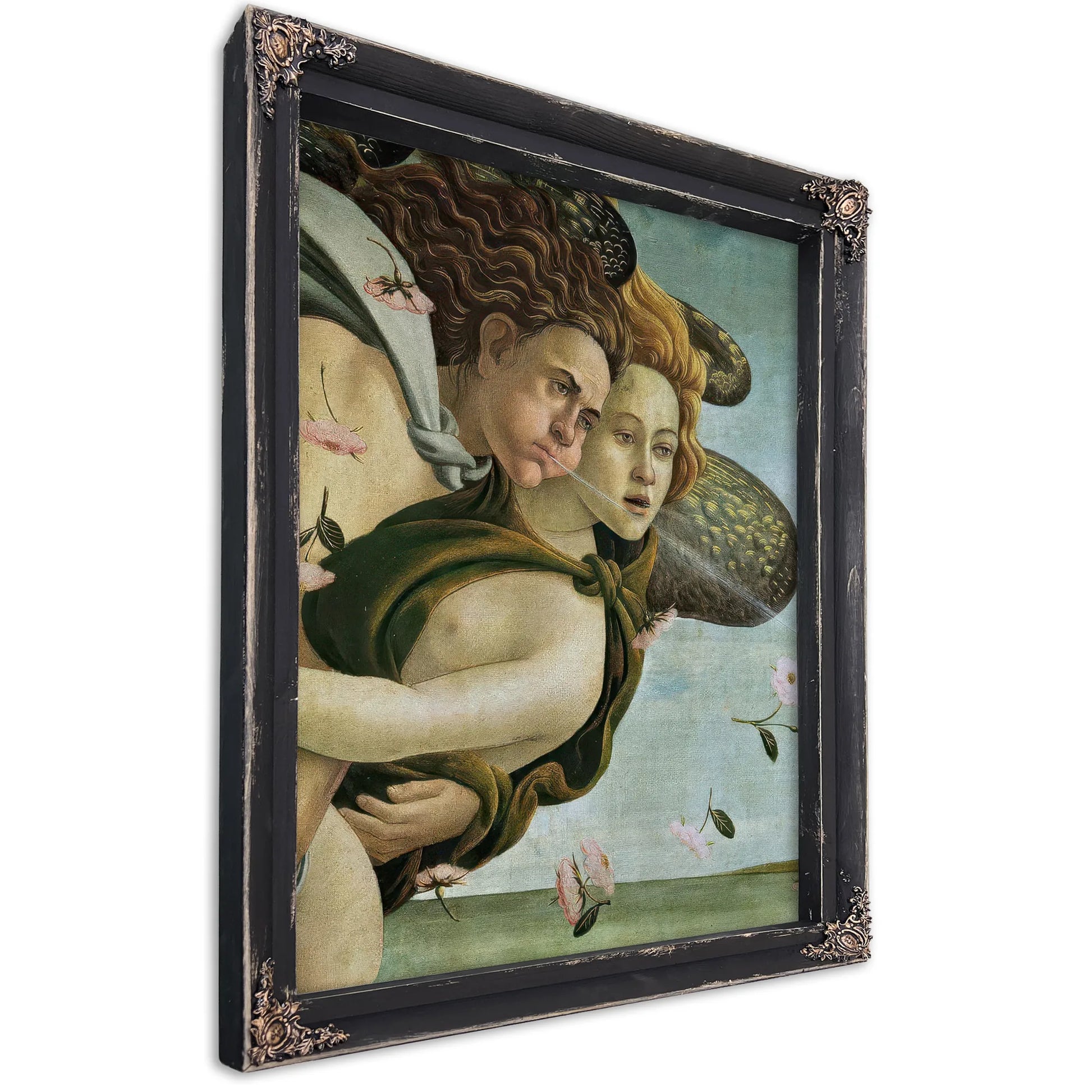 Zephyr And Chloris Detail From The Birth Of Venus By Sandro Botticelli Fine Art Print