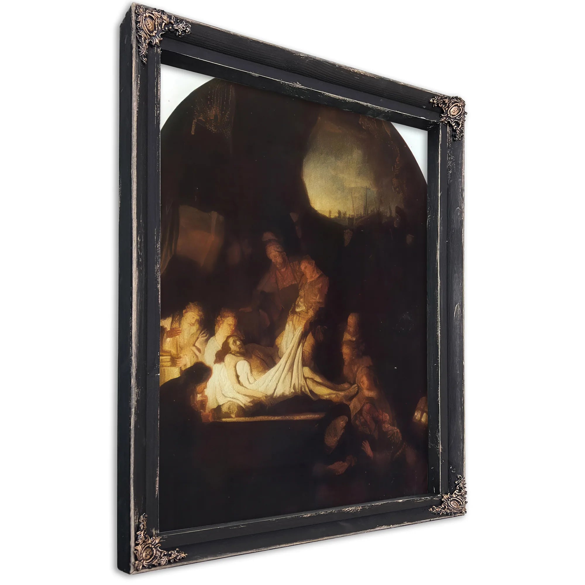 The Entombment Of Christ By Rembrandt Fine Art Print