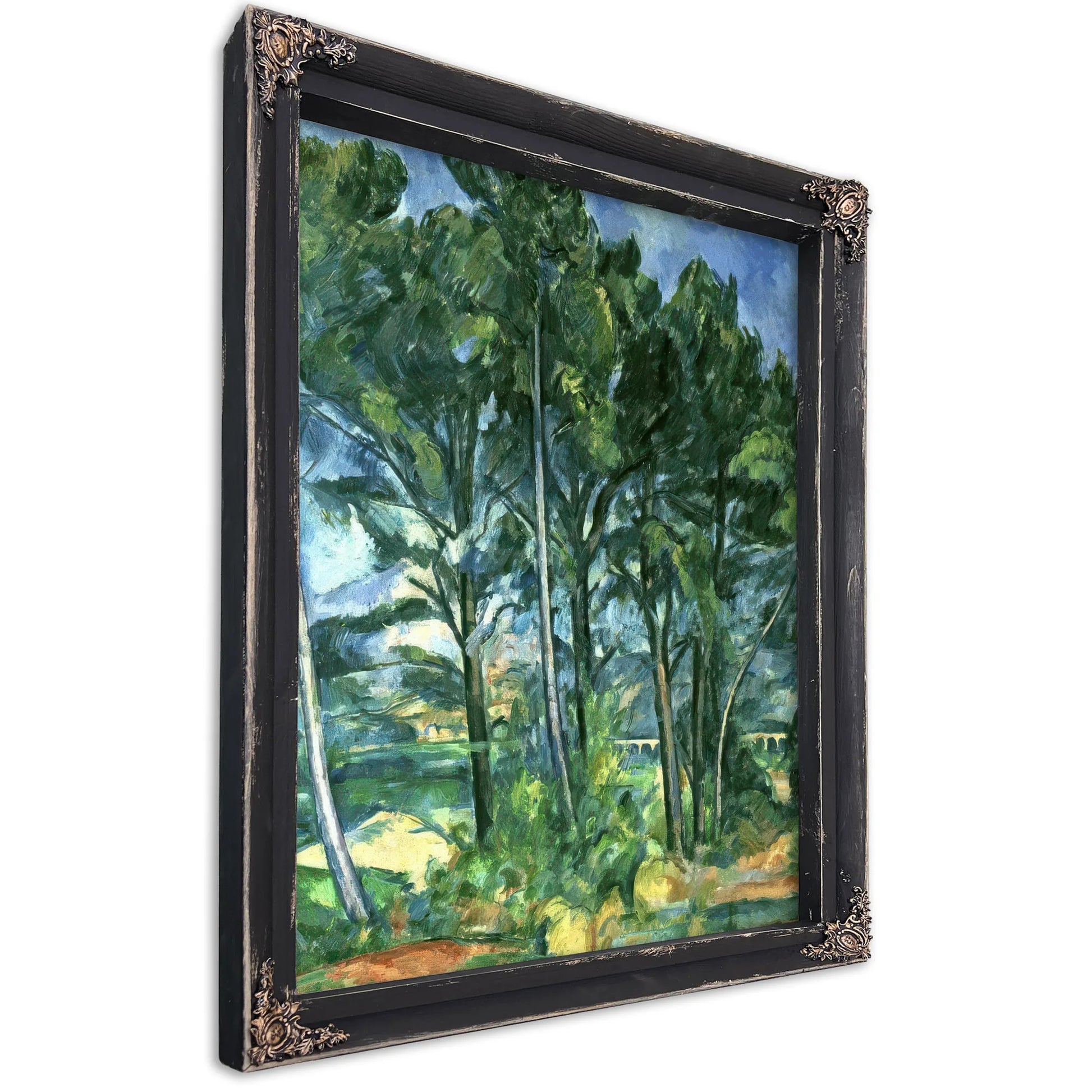 The Aqueduct (Montagne Sainte Victoire Seen Through Trees) 1 By Paul Cezanne Fine Art Print