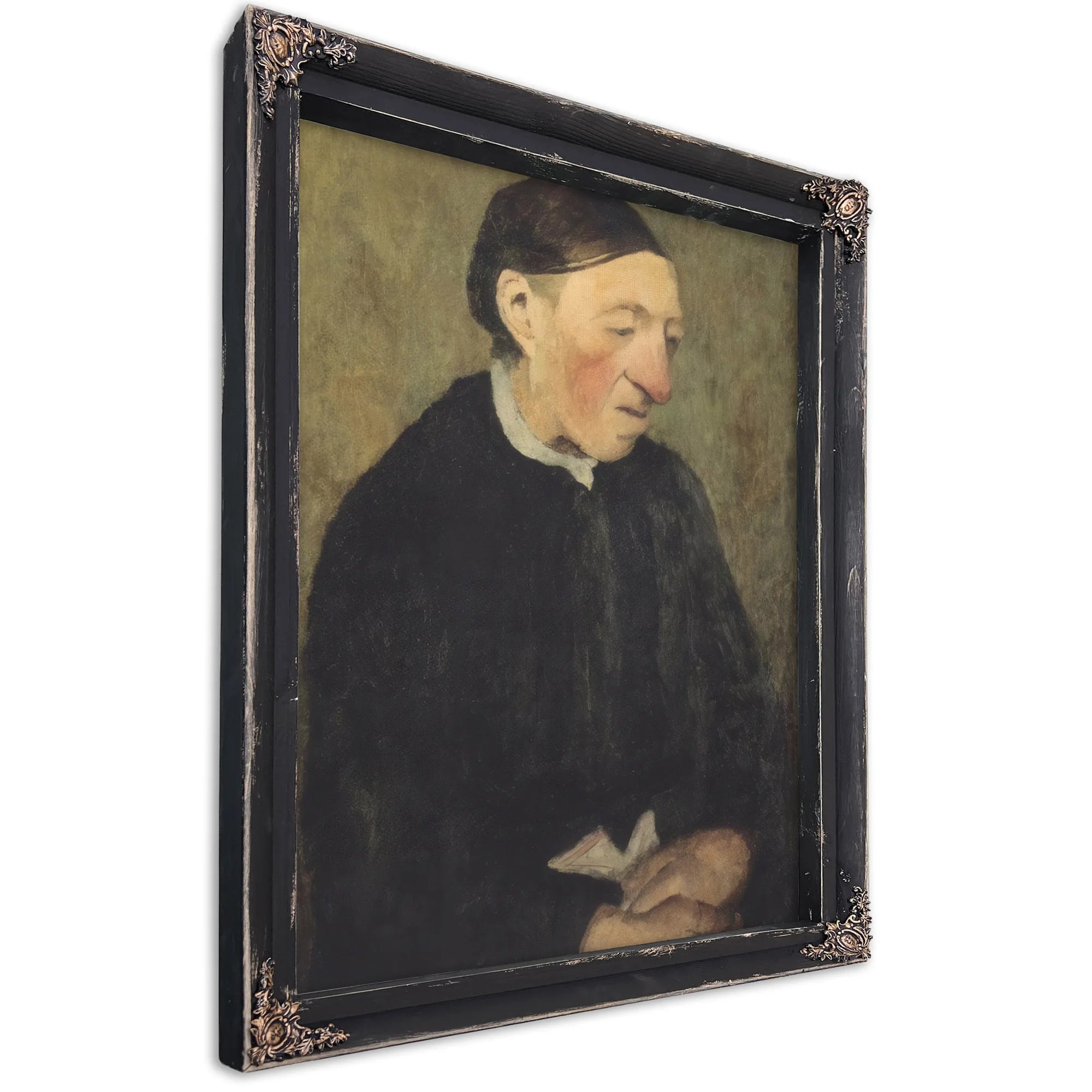 Old Woman With Handkerchief By Paula Modersohn Becker Fine Art Print