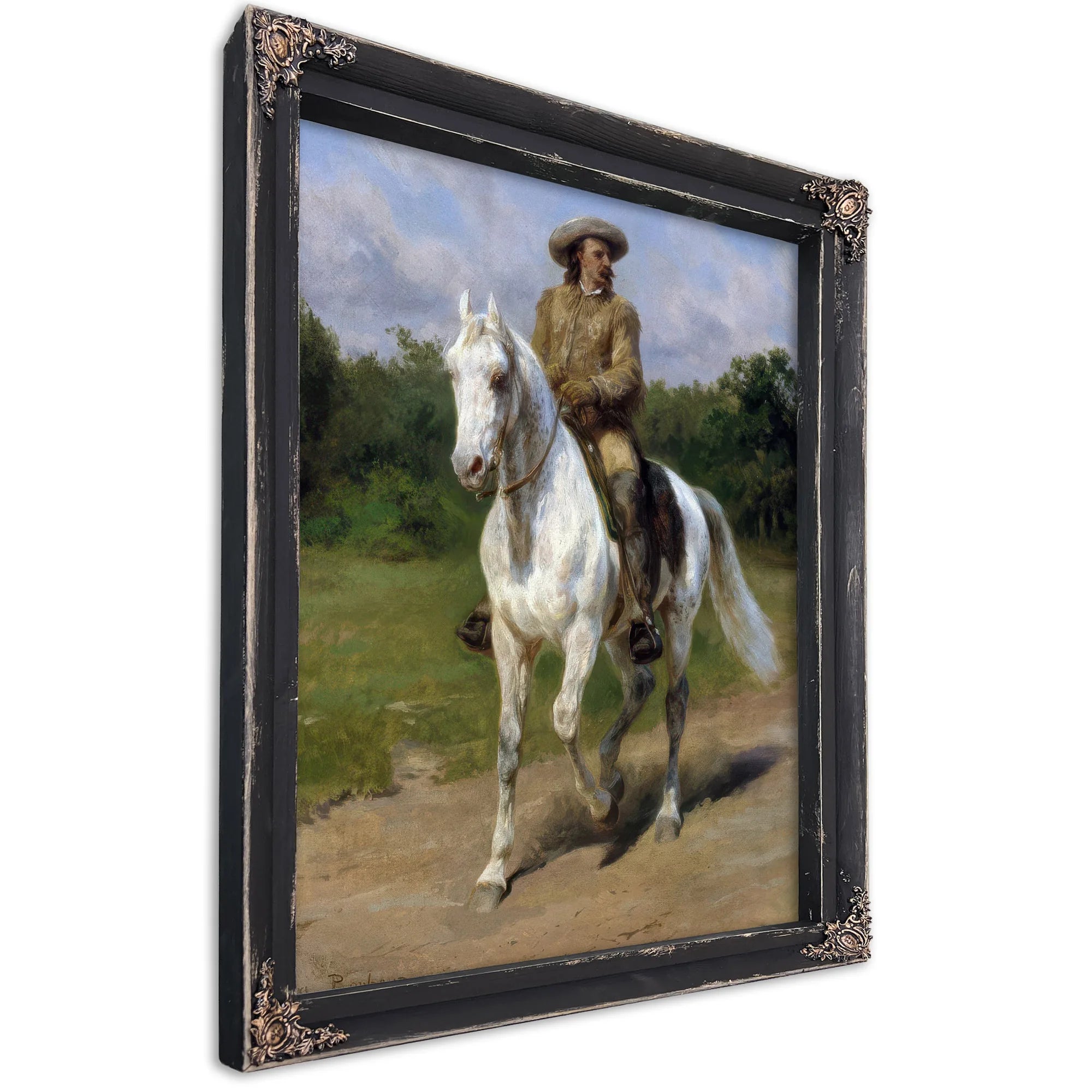 Col. William F. (Buffalo Bill) Cody By Rosa Bonheur Fine Art Print