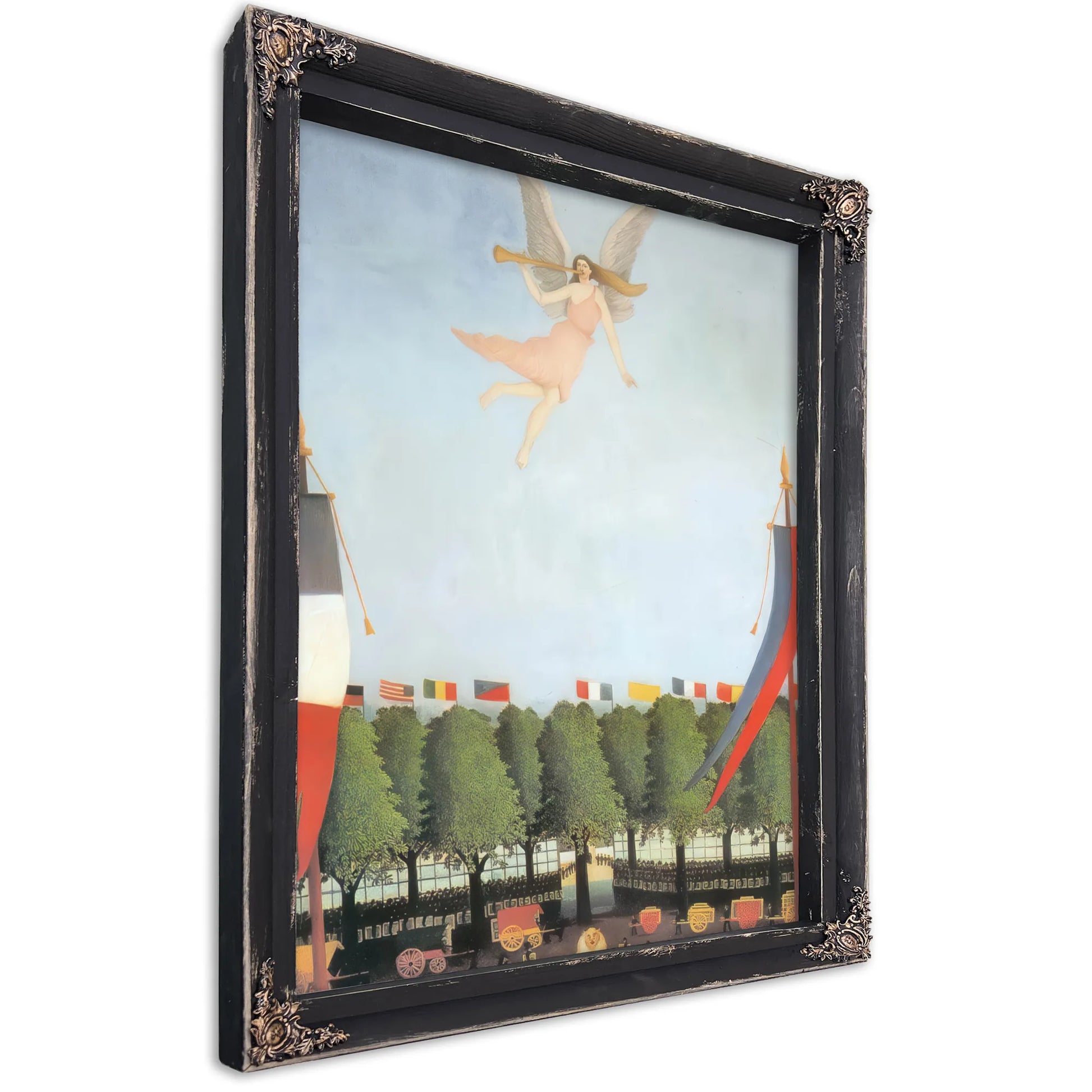 Liberty Invitting The Artists To Take Part In The 22Nd Exhibition Of The Artistes Inde Pendants1906 By Henri Rousseau Fine Art Print