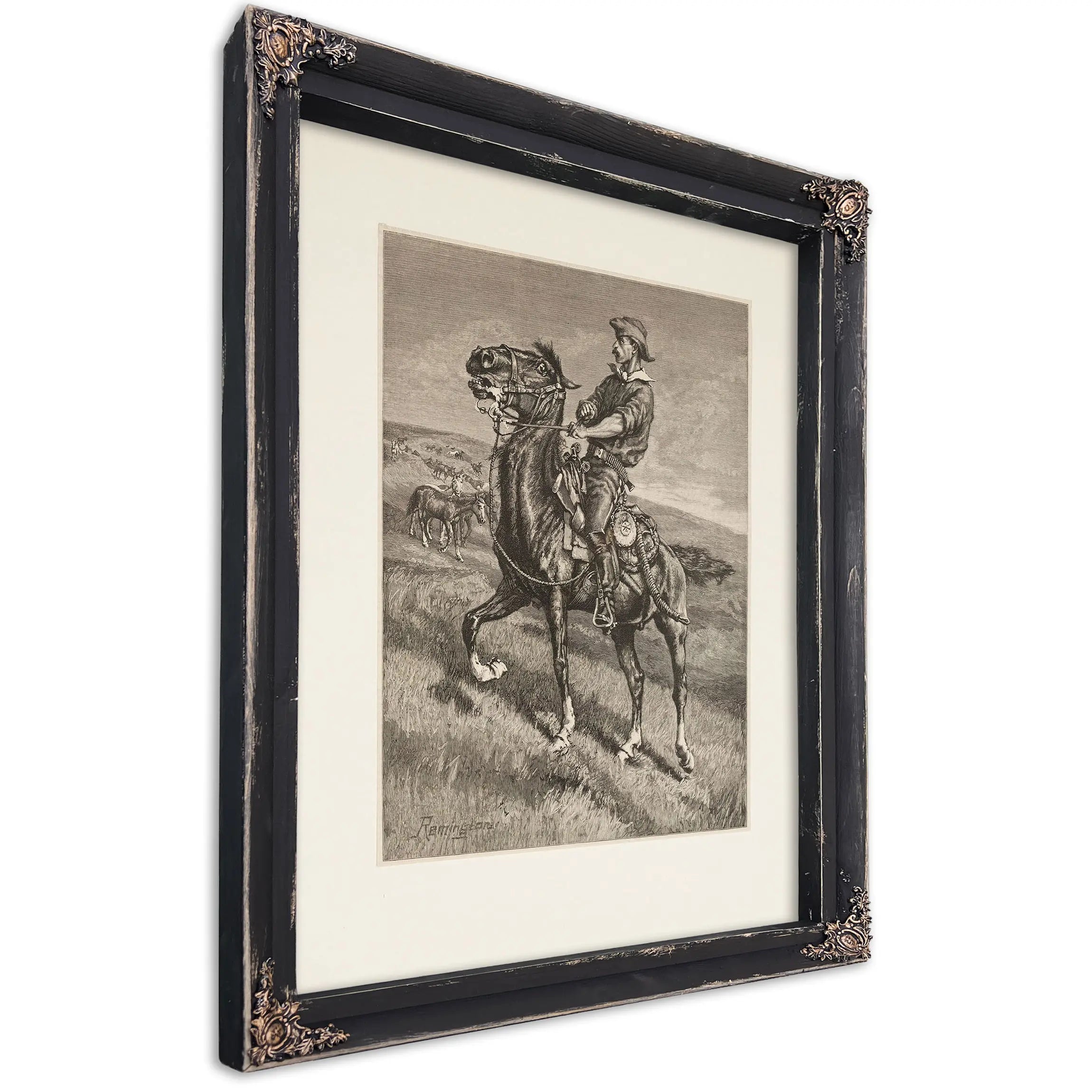 In From The Night Herd B by Frederic Remington