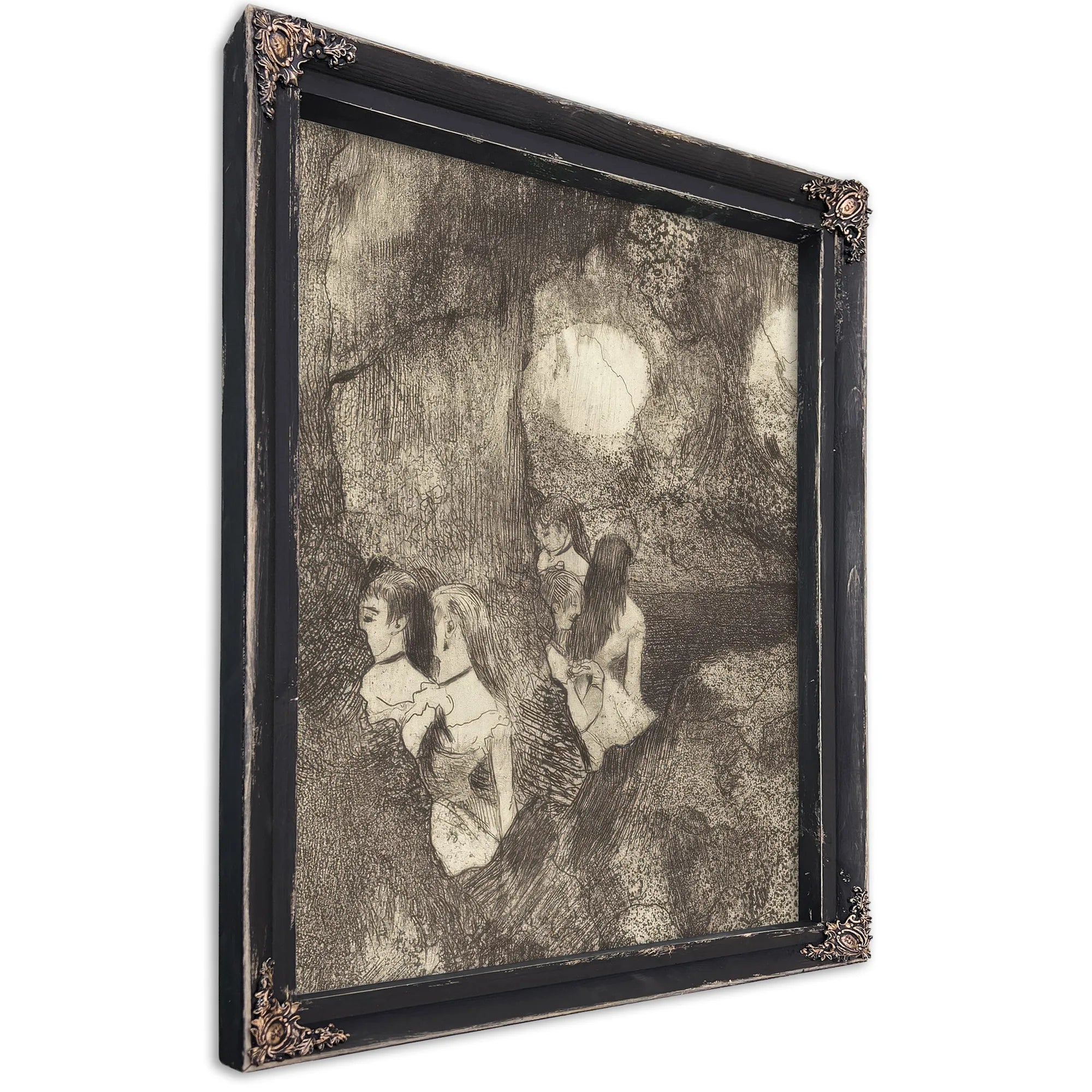 Dancers In The Wings (Danseuses Dans La Coulisse) By Edgar Degas Fine Art Print