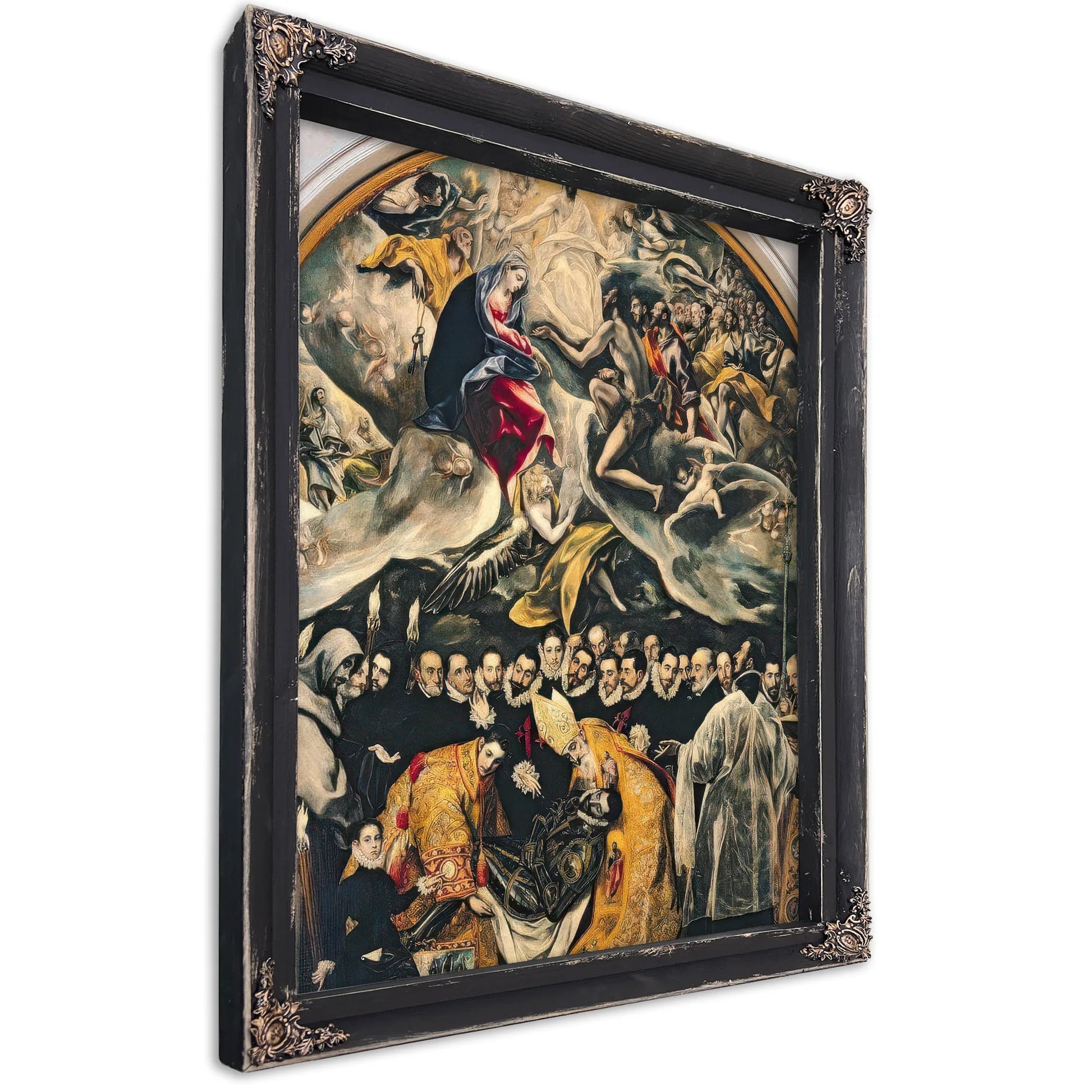 The Burial Of Count Orgaz From A Legend Of 1323 By El Greco Fine Art Print