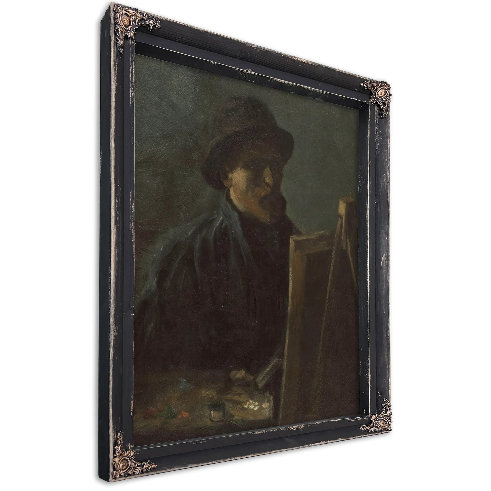 Self Portrait As A Painter Sept. 1886 Paris By Vincent Van Gogh Fine Art Print