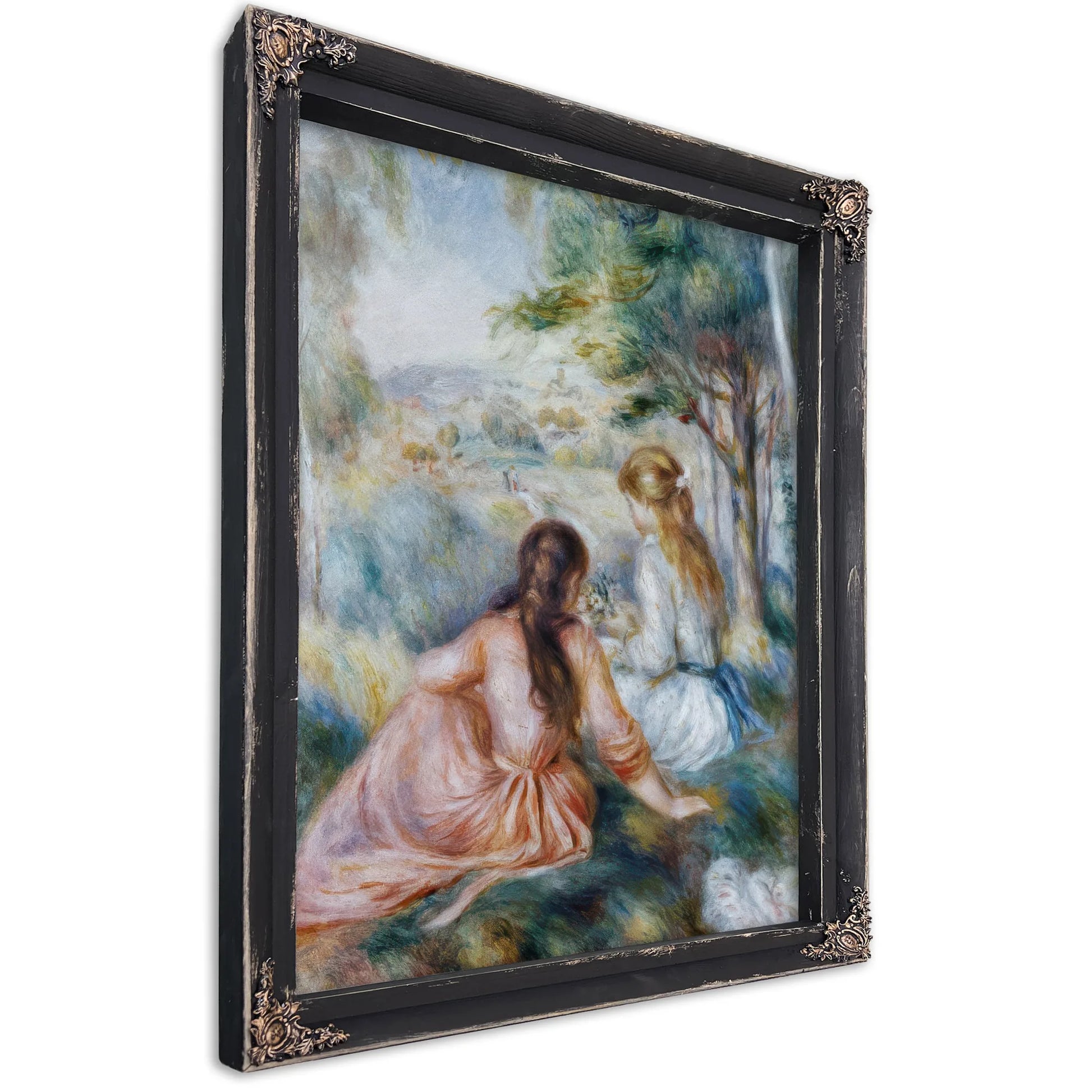 In The Meadow By Pierre Auguste Renoir Fine Art Print