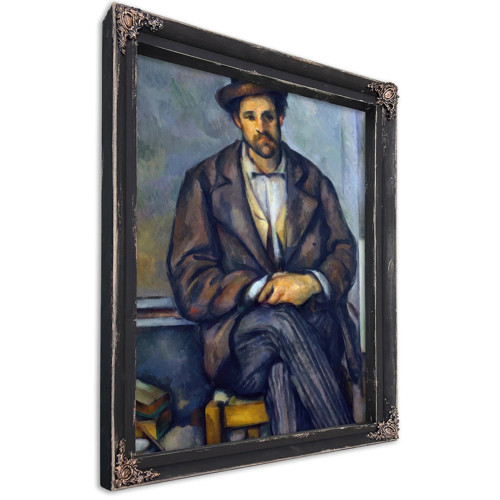 Seated Peasant By Paul Cezanne Fine Art Print