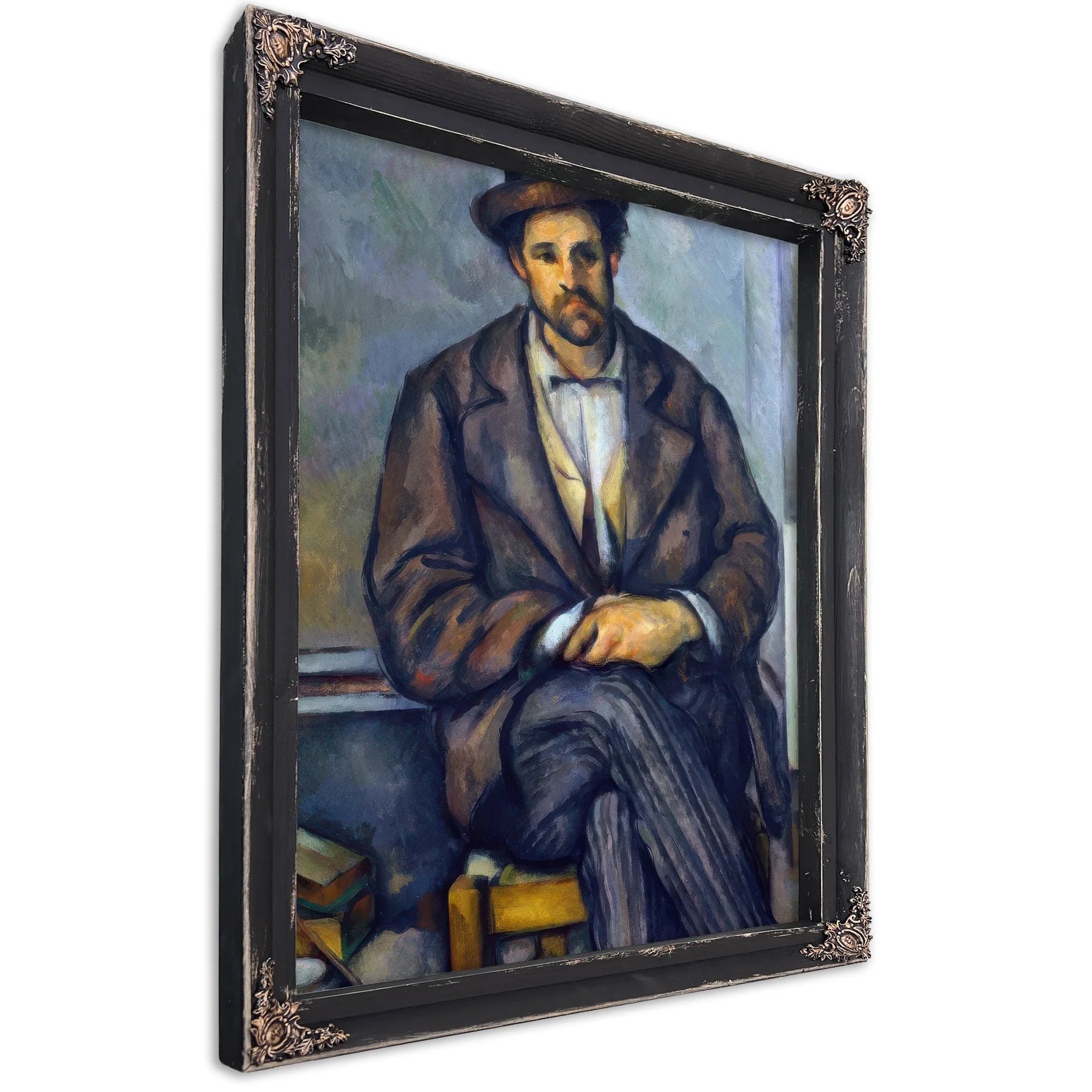 Seated Peasant By Paul Cezanne Fine Art Print