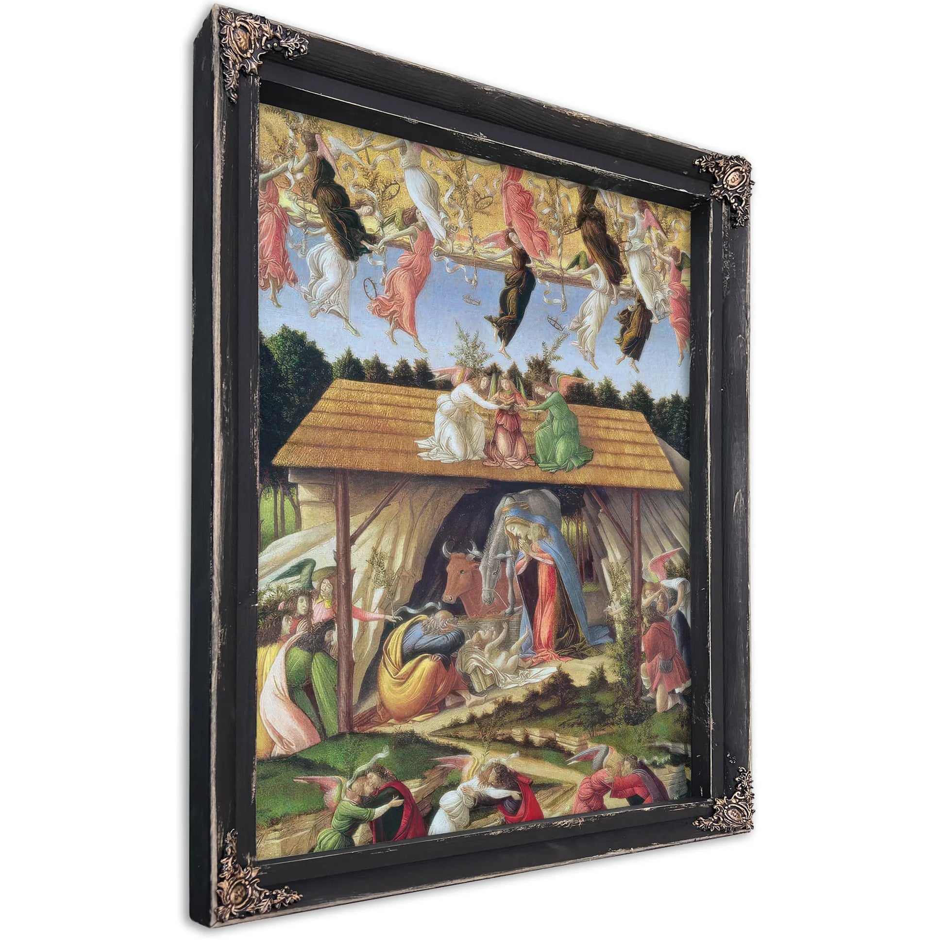 Mystic Nativity By Sandro Botticelli Fine Art Print