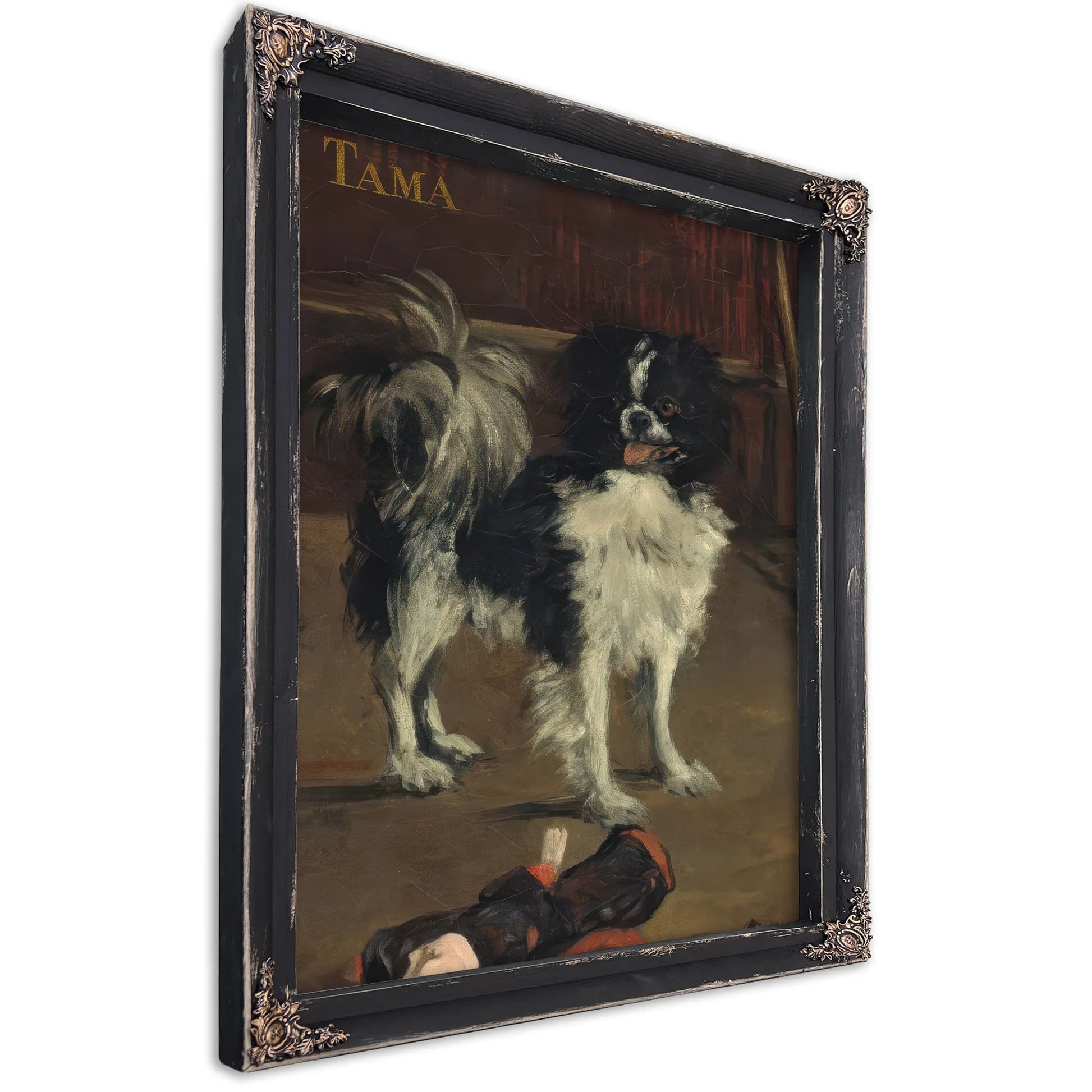 Tama, The Japanese Dog By Edouard Manet Fine Art Print
