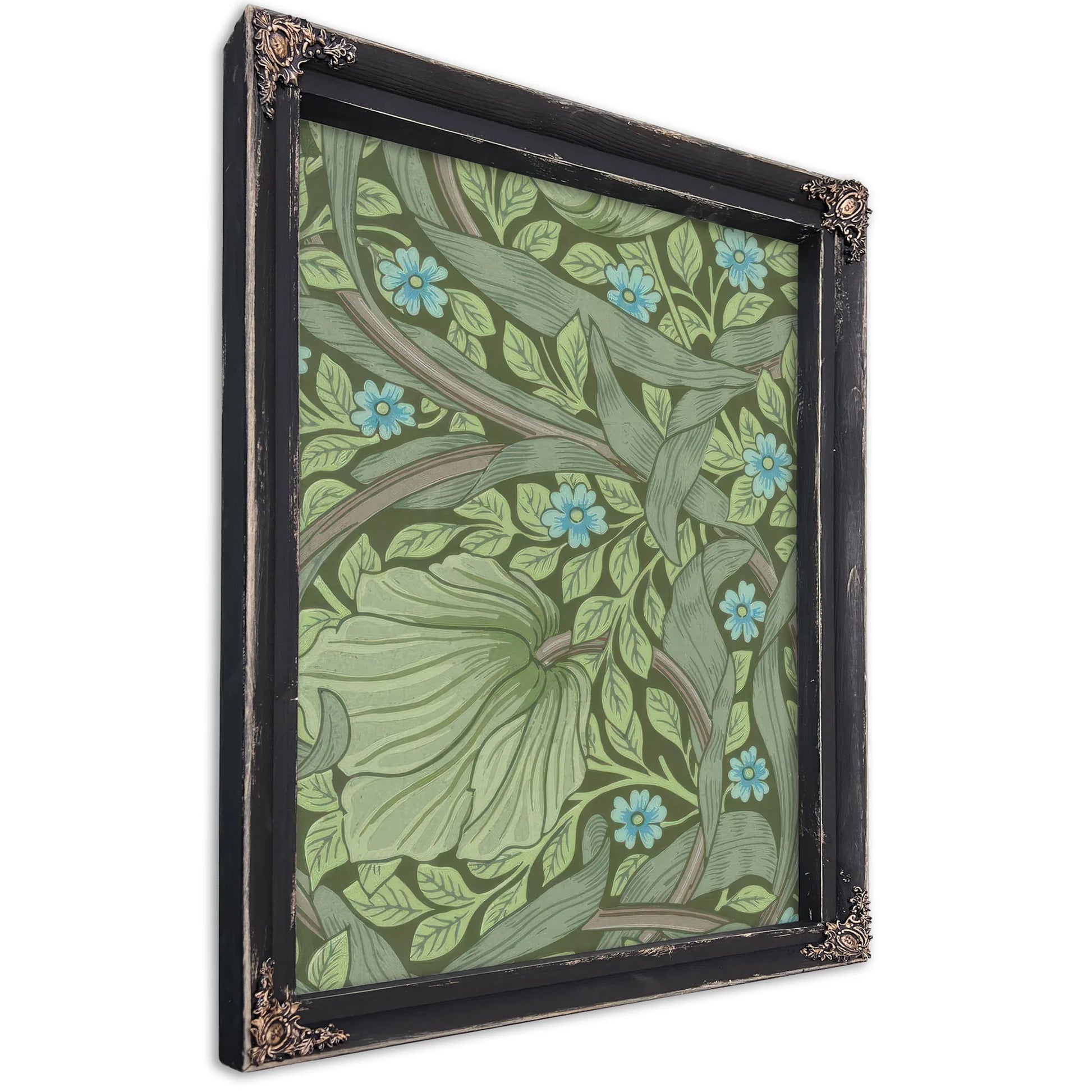Wallpaper Sample With Forget Me Nots By William Morris Fine Art Print