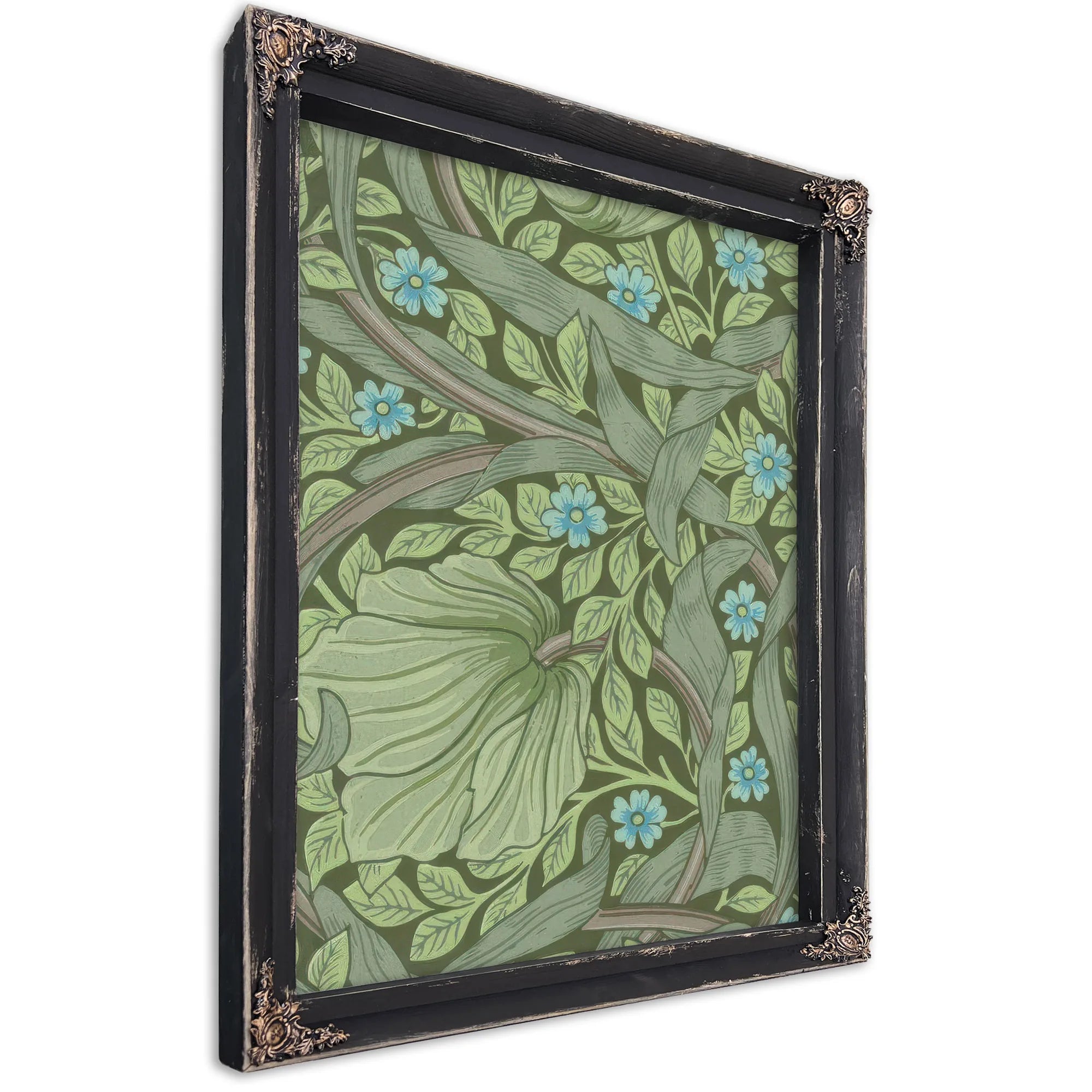 Wallpaper Sample With Forget Me Nots By William Morris Fine Art Print