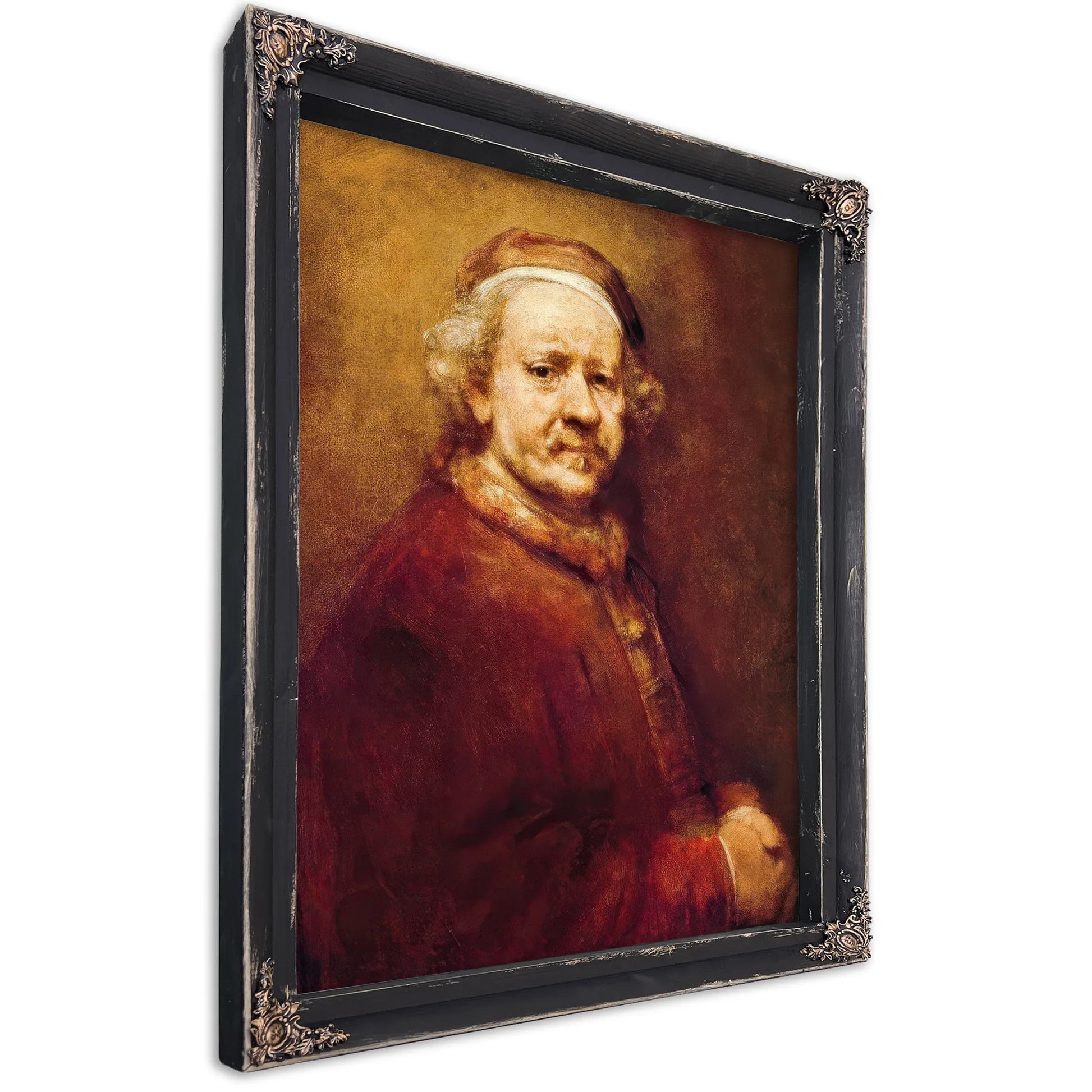 Self Portrait In At The Age Of 63 By Rembrandt Fine Art Print